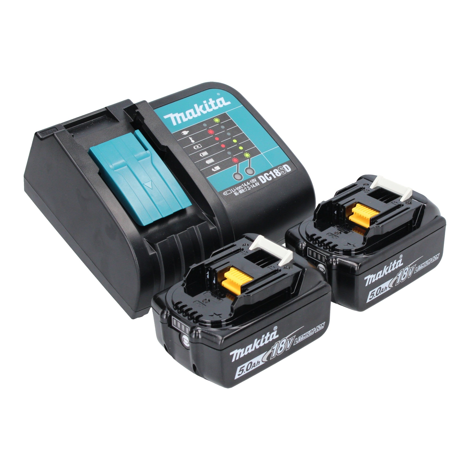 Makita DUR 190 LST2X9 Akku Rasentrimmer 18 V 300 mm Brushless 2x Akku 5 0 Ah Ladegeraet 2 - toolbrothers