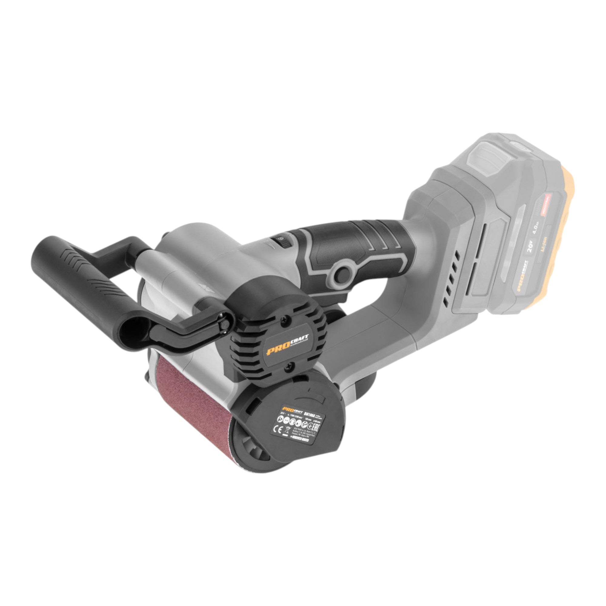 Procraft Industrial BM100A bb Akku Walzenschleifer 20 V 80 x 100 mm Brushless Solo ohne Akku ohne Ladegeraet 1 - toolbrothers