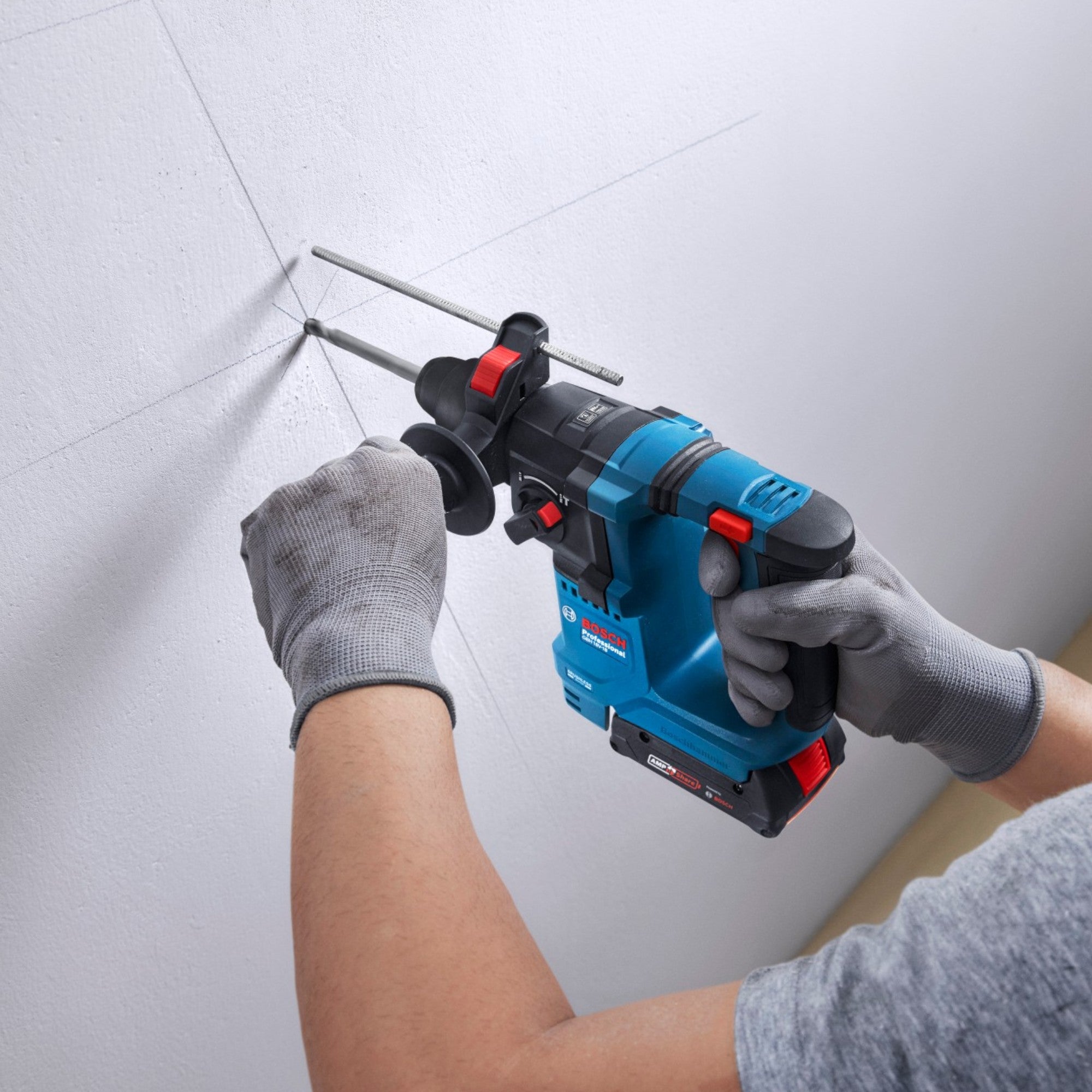 Bosch GBH 18V 18 Professional Akku Bohrhammer 18 V 1 5 J SDS plus Brushless 1x Akku 4 0 Ah Ladegeraet 4 - toolbrothers