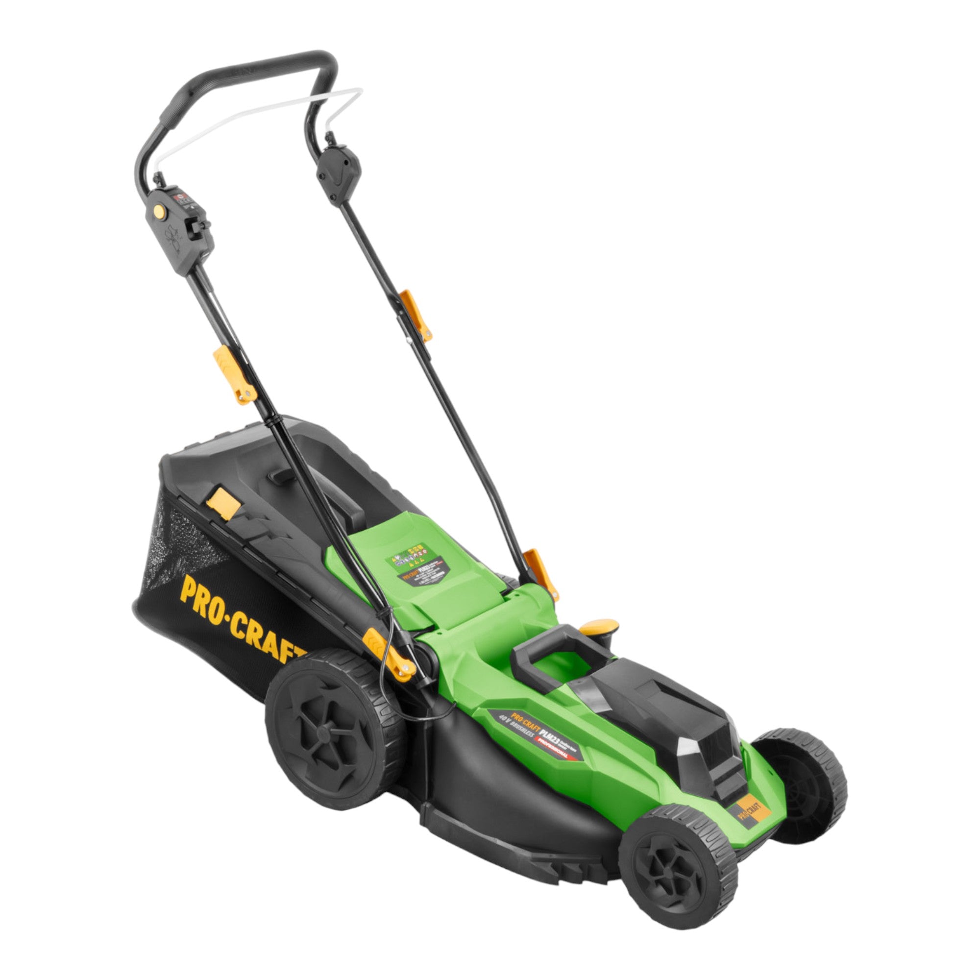 Procraft PLM23bb Akku Rasenmaeher 40 V 2x 20 V 430 mm Brushless 2x Akku 4 0 Ah Ladegeraet 3 - toolbrothers