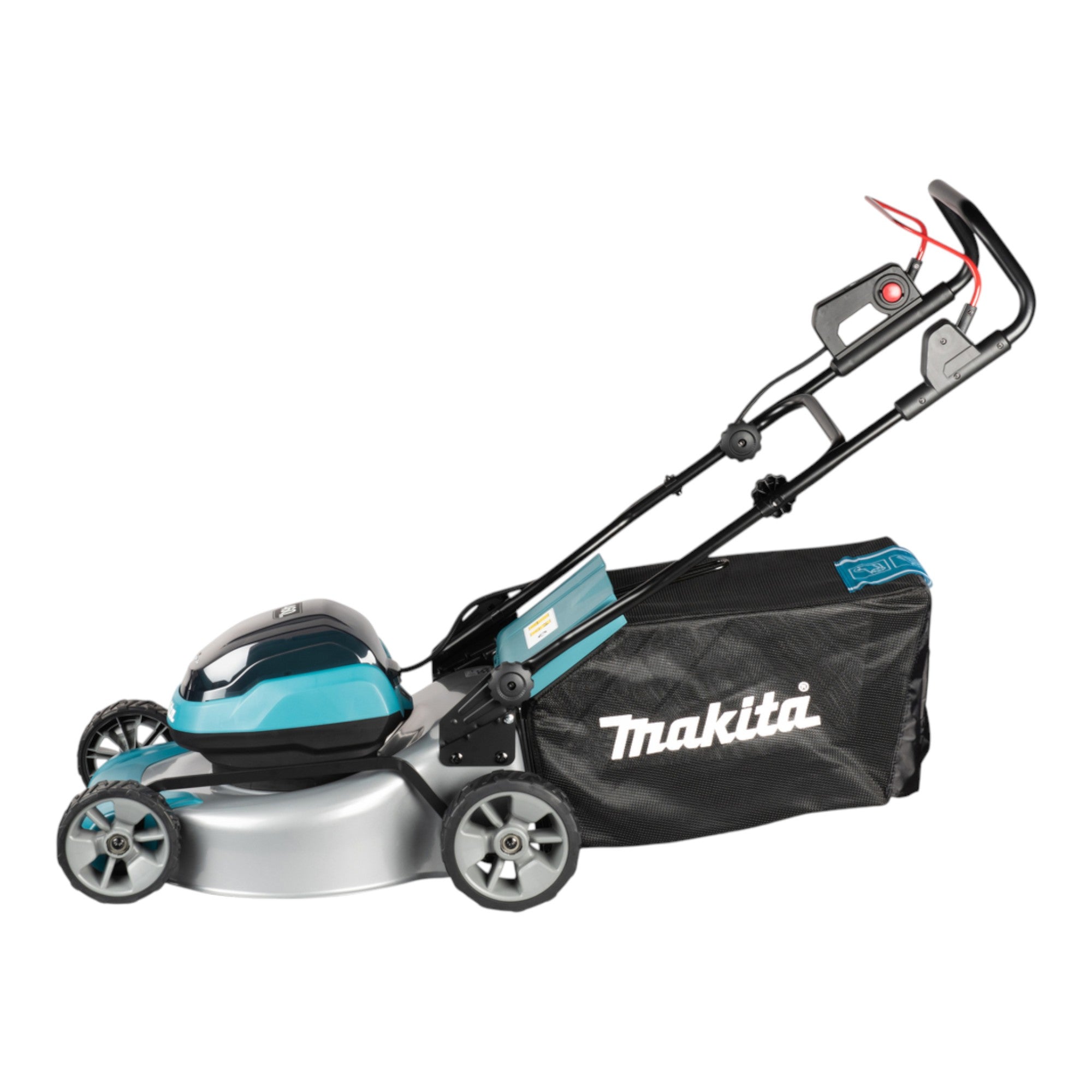 Makita DLM 466 F2 Akku Rasenmaeher 36 V 2x 18 V 46 cm Brushless 2x Akku 3 0 Ah ohne Ladegeraet 1 - toolbrothers