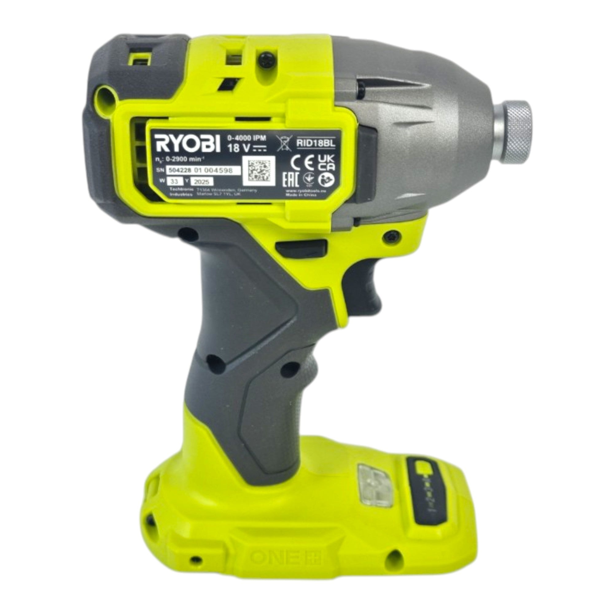 RYOBI RID18BL 0 Akku Schlagschrauber 18 V 300 Nm 1 4 Brushless 1x Akku 4 0 Ah ohne Ladegeraet 4 - toolbrothers