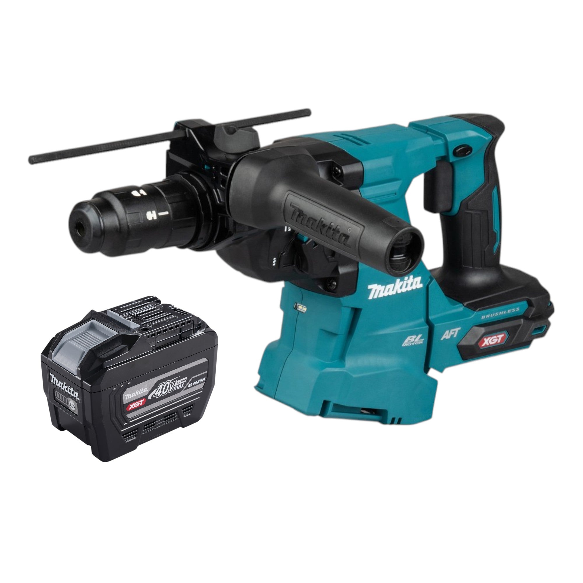 Makita HR 012 GE1 Akku Kombihammer 40 V max 3 3 J SDS plus Brushless 1x Akku 8 0 Ah ohne Ladegeraet 0 - toolbrothers