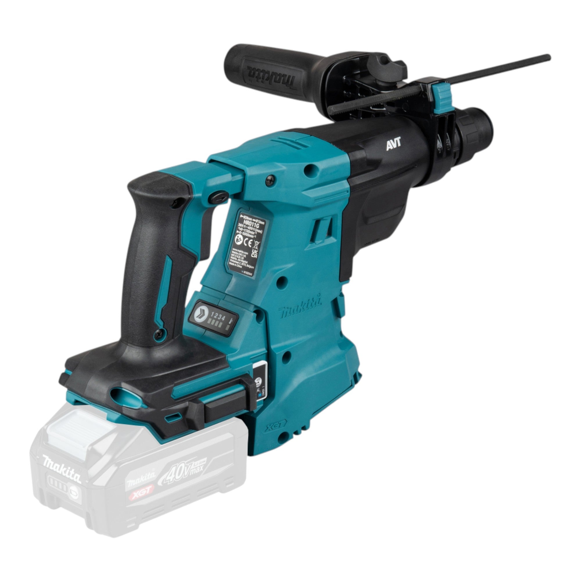 Makita HR 011 GE101 Akku Kombihammer 40 V max 3 3 J SDS plus Brushless 1x Akku 8 0 Ah Ladegeraet 3 - toolbrothers