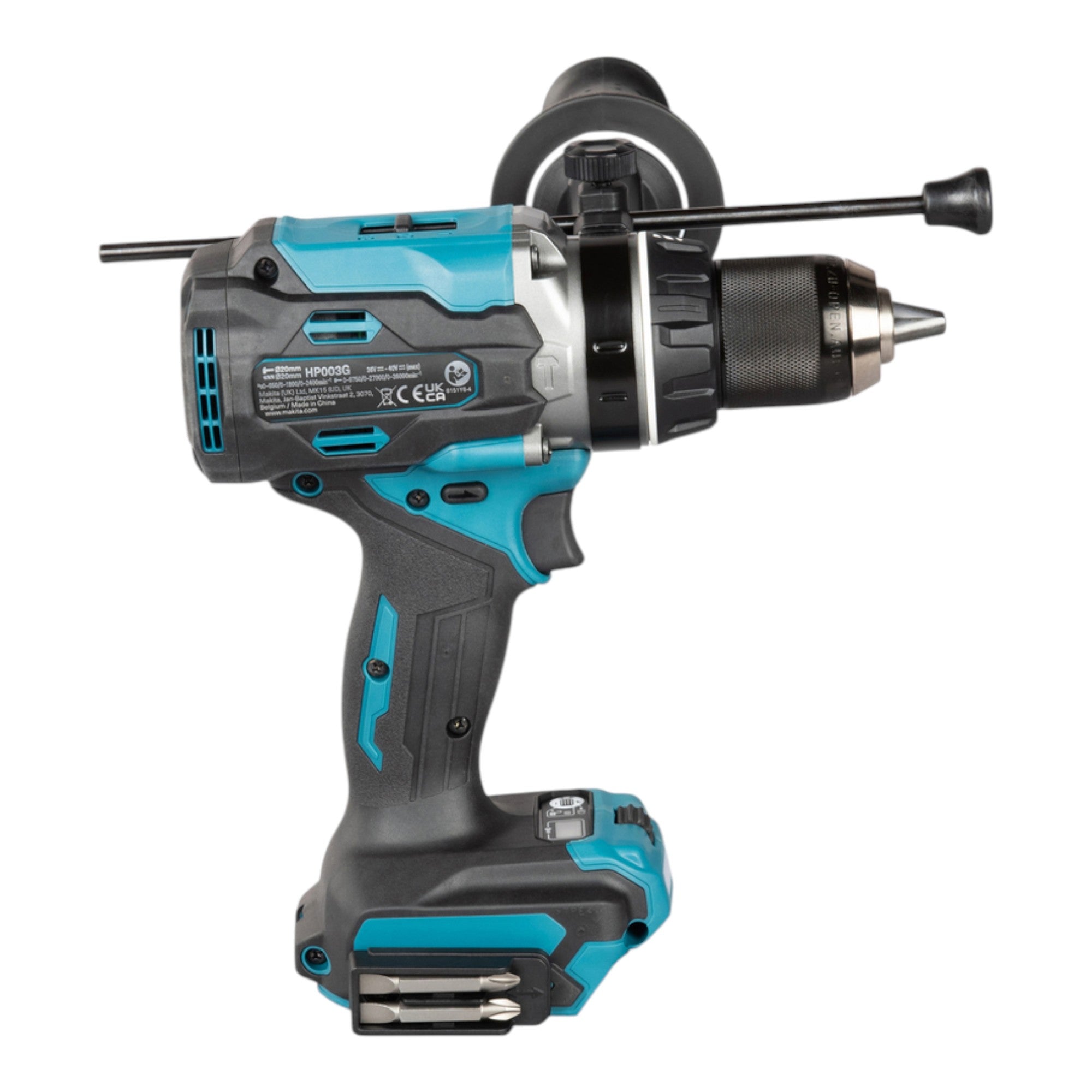 Makita HP 003 GM201 Akku Schlagbohrschrauber 40 V max 180 Nm Brushless 2x Akku 4 0 Ah Ladegeraet 4 - toolbrothers