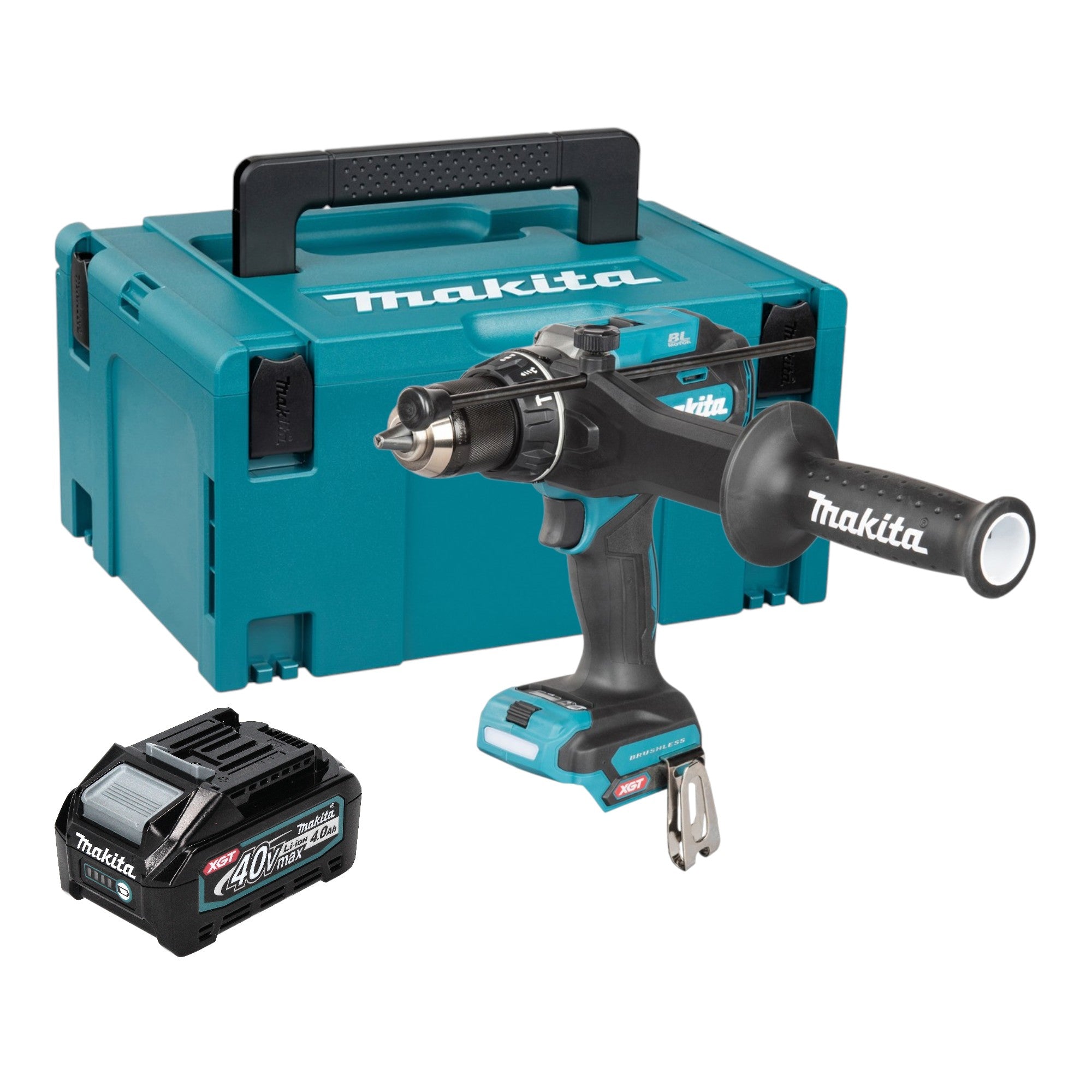 Makita HP 003 GM101 Akku Schlagbohrschrauber 40 V max 180 Nm Brushless 1x Akku 4 0 Ah Makpac ohne Ladegeraet 0 - toolbrothers