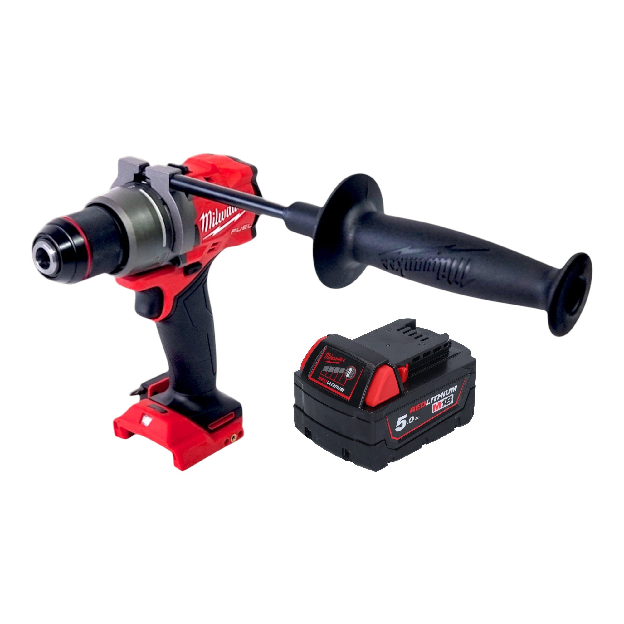 Milwaukee M18 FDD3 501 Akku Bohrschrauber 18 V 158 Nm Brushless 1x Akku 5 0 Ah ohne Ladegeraet 0 - toolbrothers
