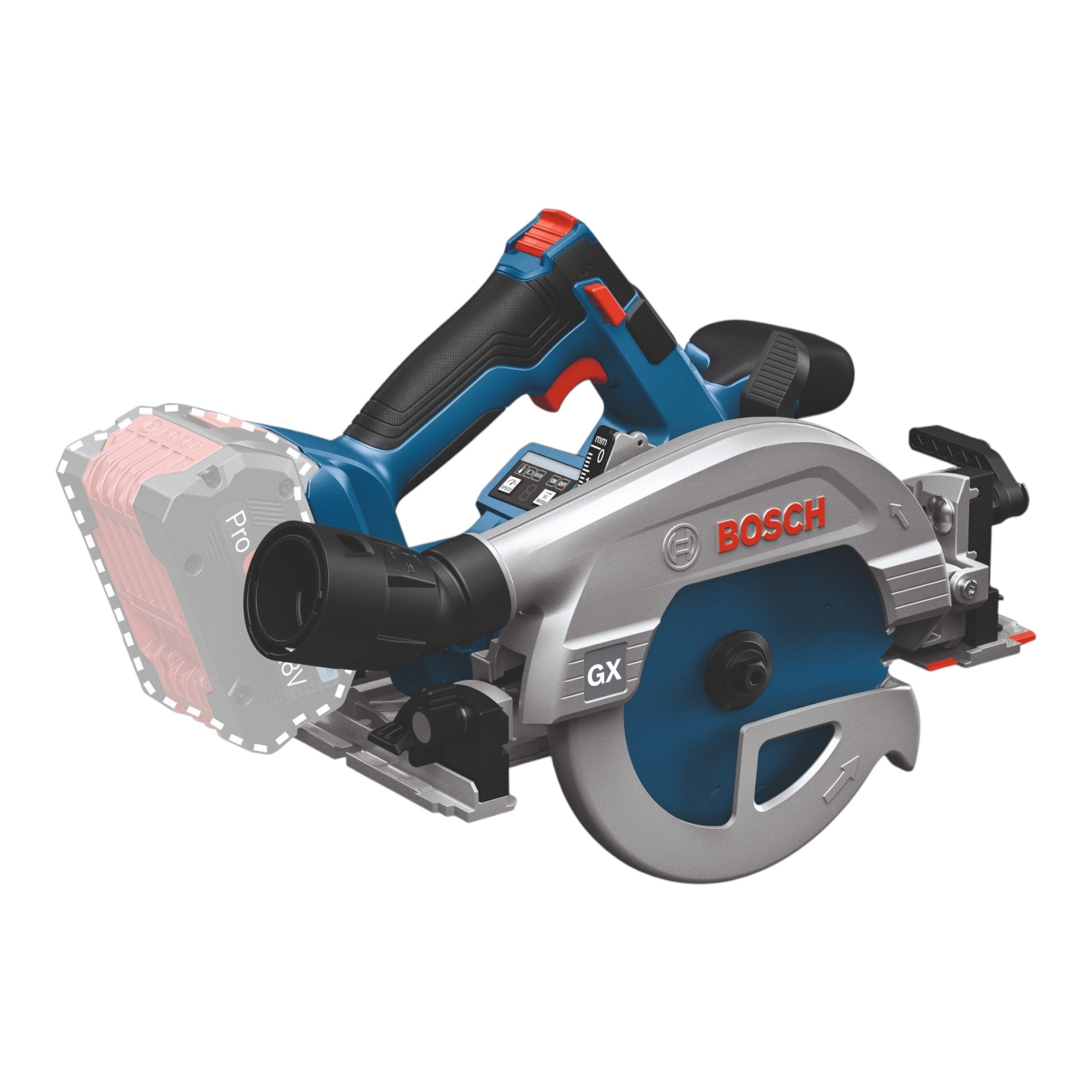 Bosch GKS 18V 57 2 GX Professional Akku Kreissaege 18 V 165 mm Brushless 1x ProCORE Akku 8 0 Ah L Boxx ohne Ladegeraet 1 - toolbrothers