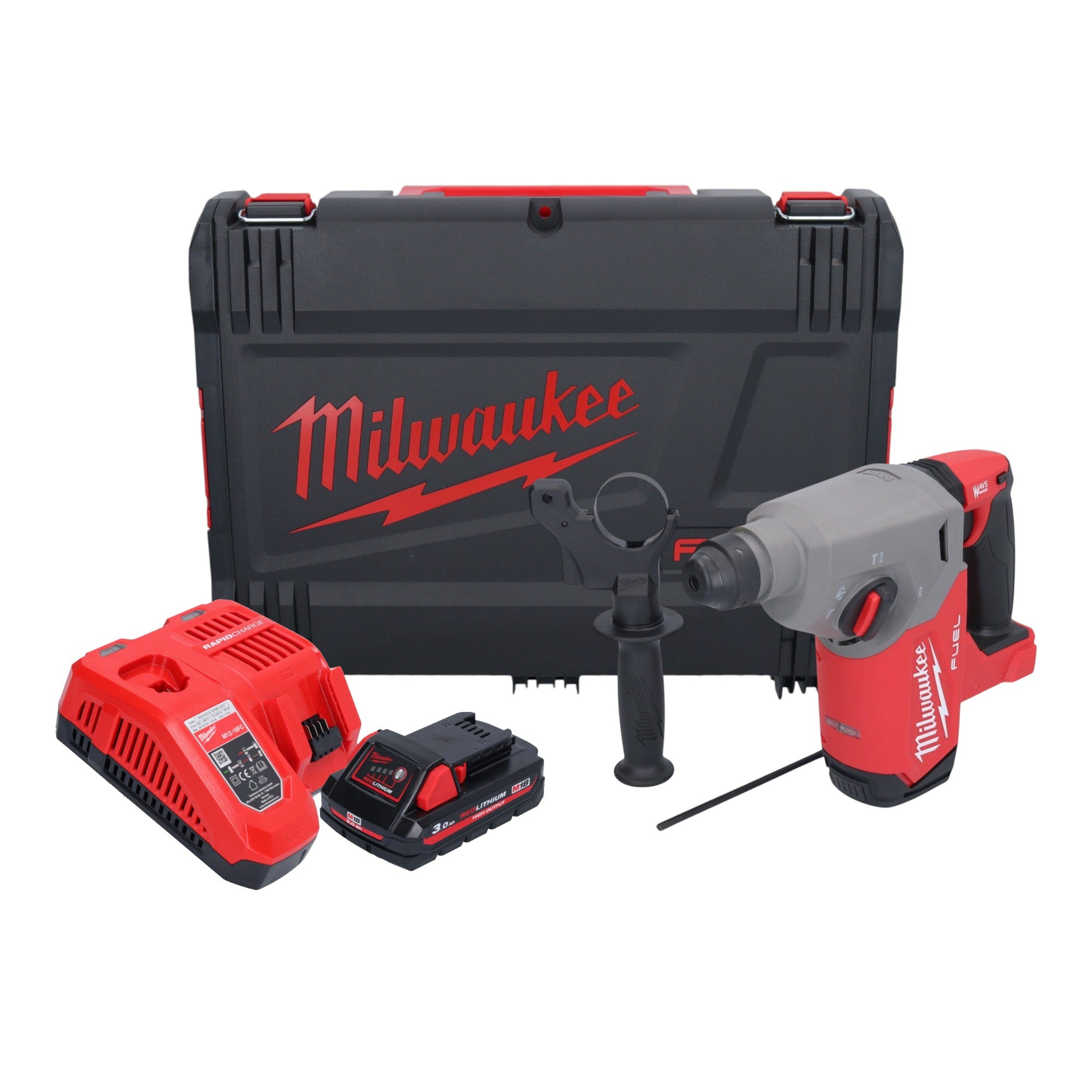 Milwaukee M18 FH 301X Akku Bohrhammer 18 V 2 5 J SDS plus Brushless 1x Akku 3 0 Ah Ladegeraet HD Box 0 - toolbrothers