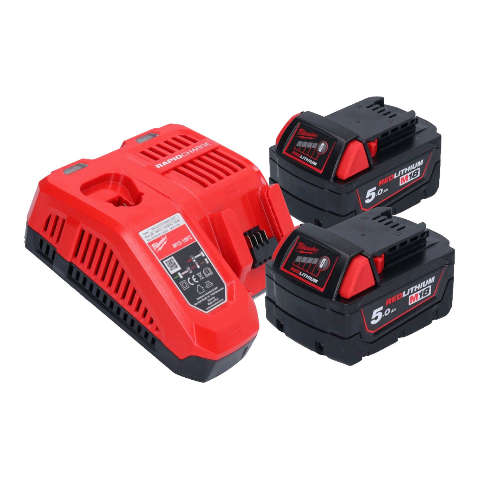 Milwaukee M18 FH 502X Akku Bohrhammer 18 V 2 5 J SDS plus Brushless 2x Akku 5 0 Ah Ladegeraet HD Box 3 - toolbrothers
