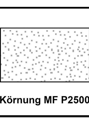 Mirka Mirlon Total Vlies Schleifstreifen 115x230mm MF P2500 25 Stk. ( 8111202596 ) - Toolbrothers