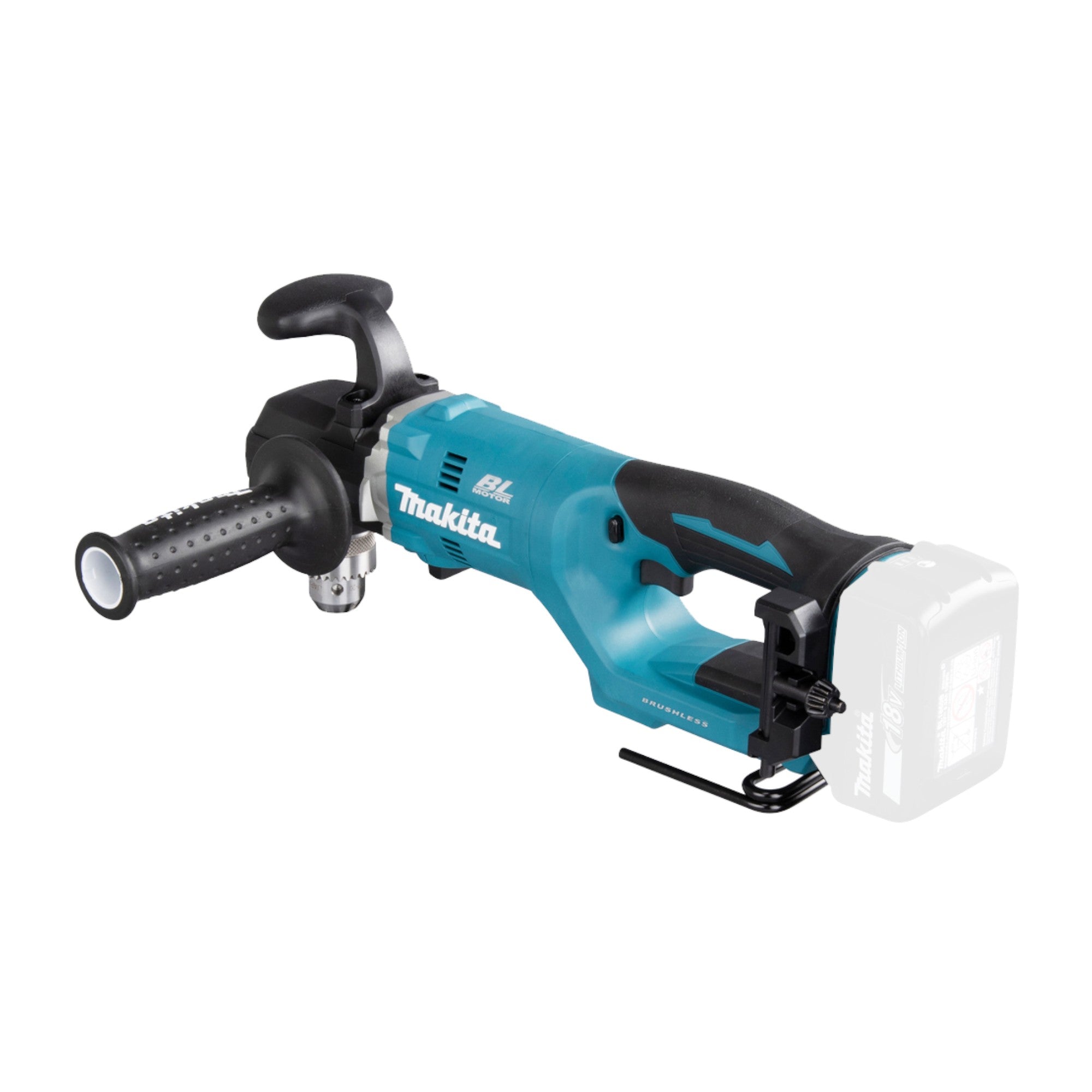 Makita DDA 450 ZK Akku Winkelbohrmaschine 18 V 70 Nm Brushless 1x Akku 9 0 Ah Ladegeraet Koffer 4 - toolbrothers