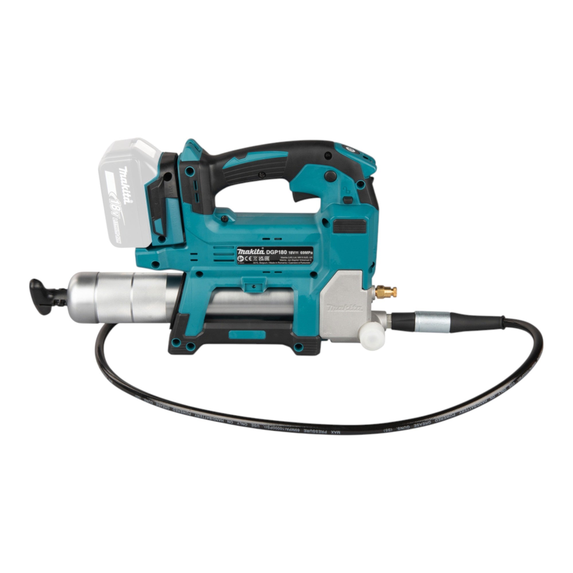 Makita DGP 180 Z Akku Fettpresse 18 V 690 bar 1x Akku 9 0 Ah ohne Ladegeraet 4 - toolbrothers