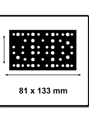 Mirka Schleifschuh Netz 81 x 133 mm Grip 46L Medium ( 8292353011 ) - Toolbrothers