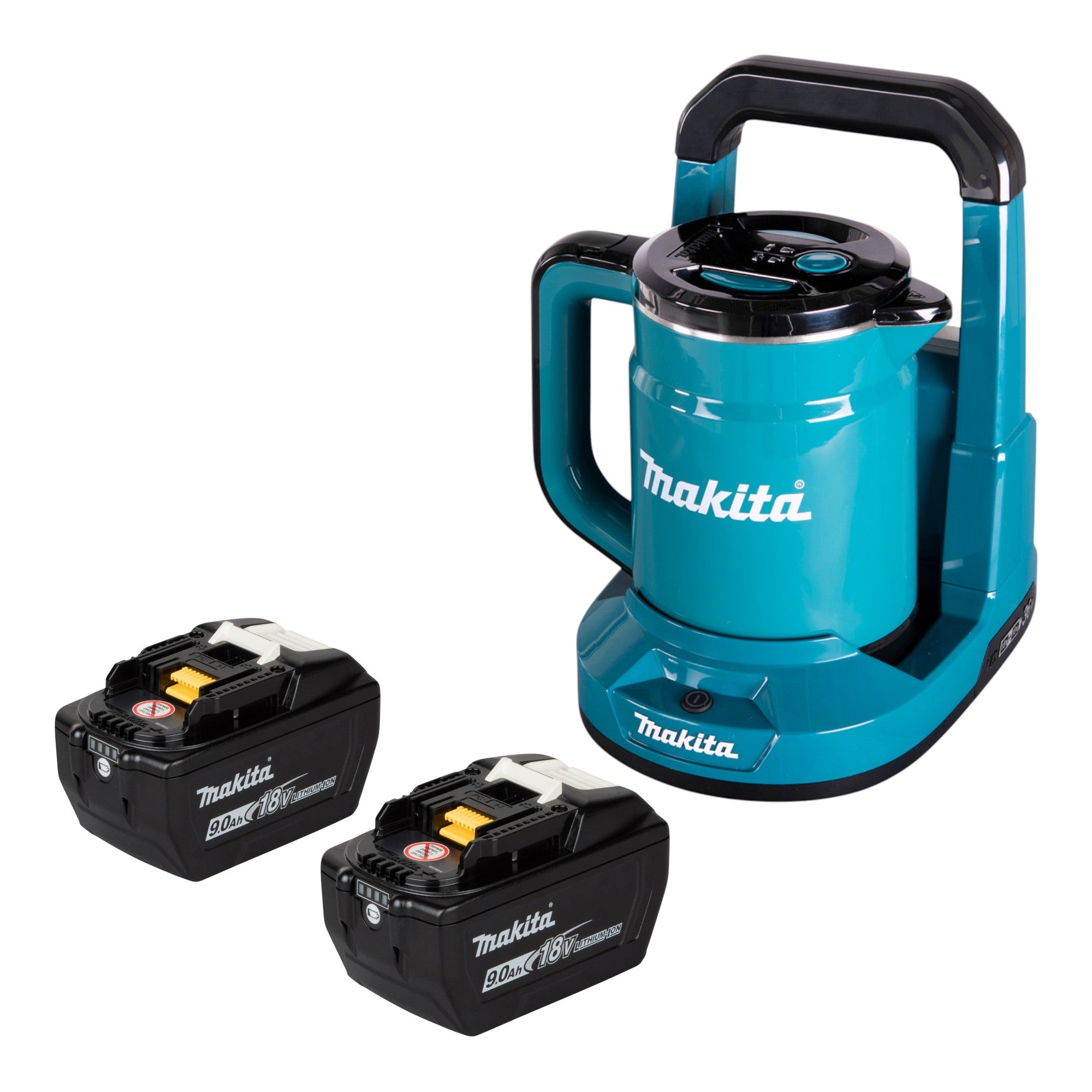 Makita DKT 360 Z Akku Wasserkocher 36 V 2x 18 V 0 8 L 2x Akku 9 0 Ah ohne Ladegeraet 0 - toolbrothers