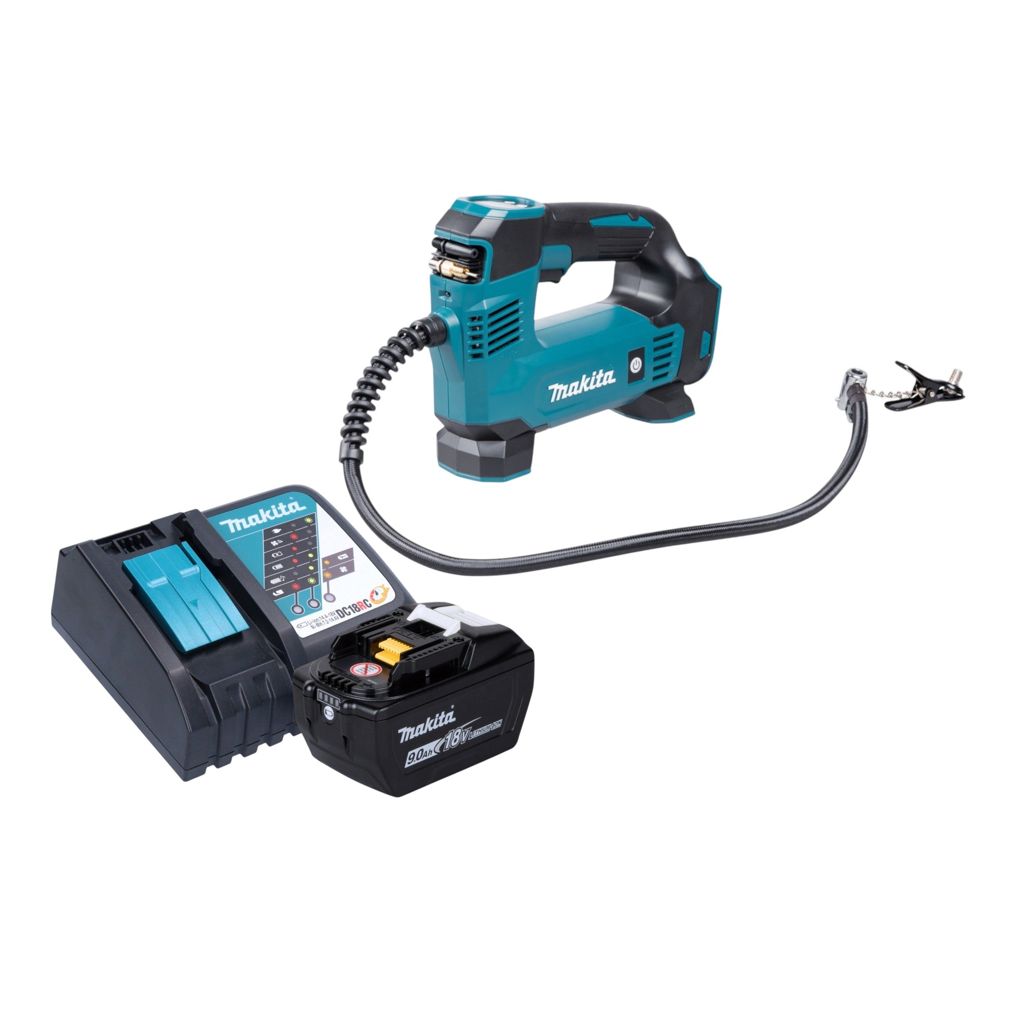 Makita DMP 180 Z Akku Kompressor 18 V 8 3 bar 1x Akku 9 0 Ah Ladegeraet 0 - toolbrothers