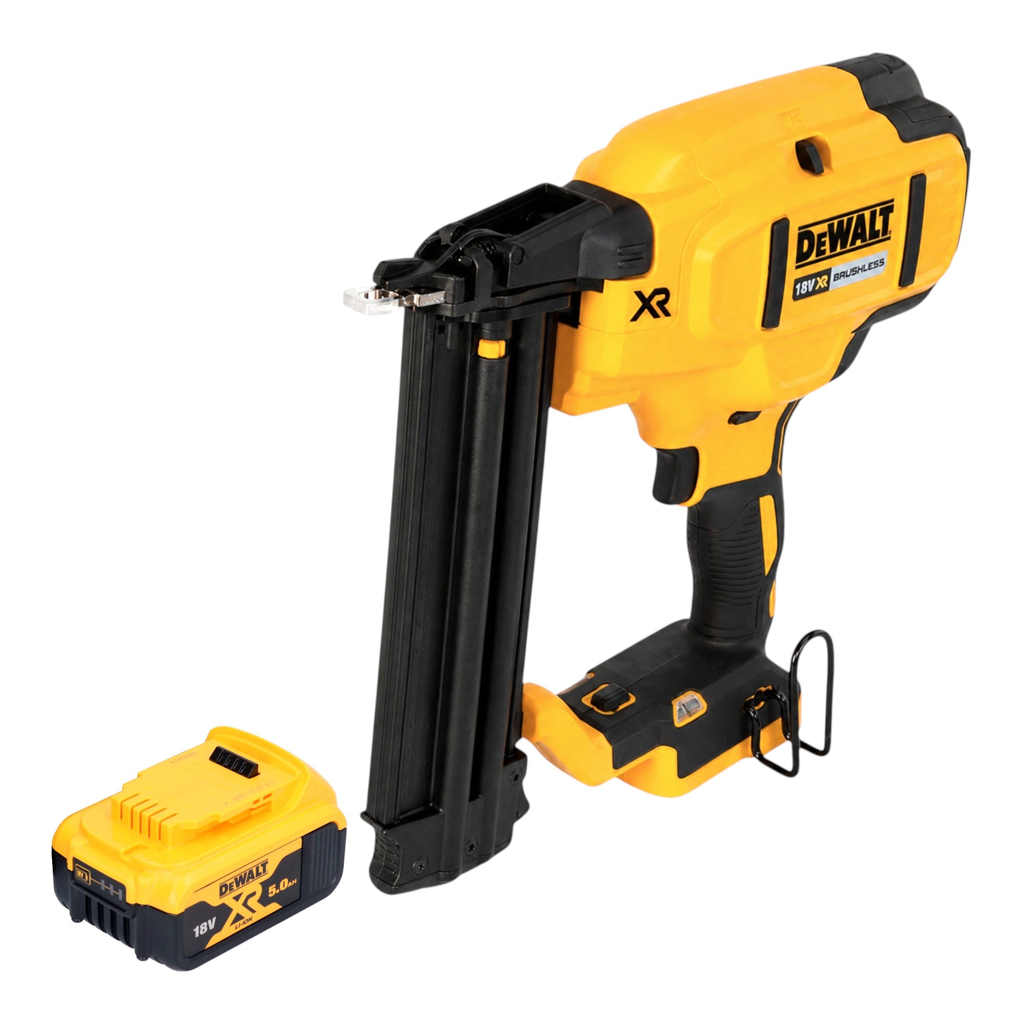 DeWalt DCN 680 N Akku Nagler 18 V 15 54 mm Brushless 1x Akku 5 0 Ah ohne Ladegeraet 0 - toolbrothers
