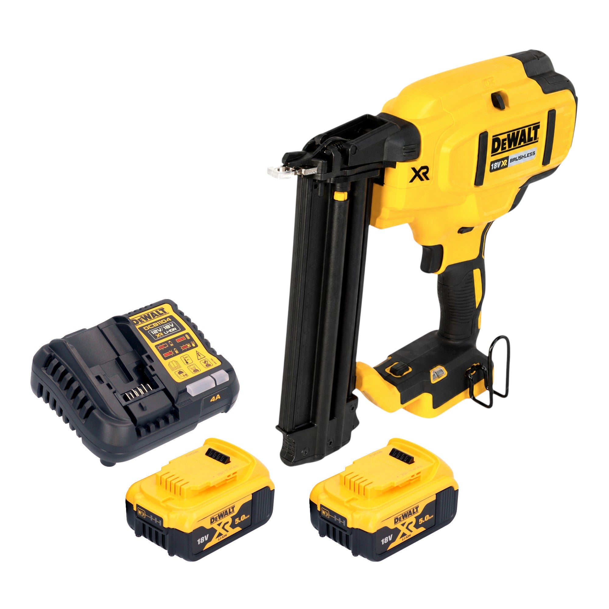 DeWalt DCN 680 P2 Akku Nagler 18 V 15 54 mm Brushless 2x Akku 5 0 Ah Ladegeraet 0 - toolbrothers