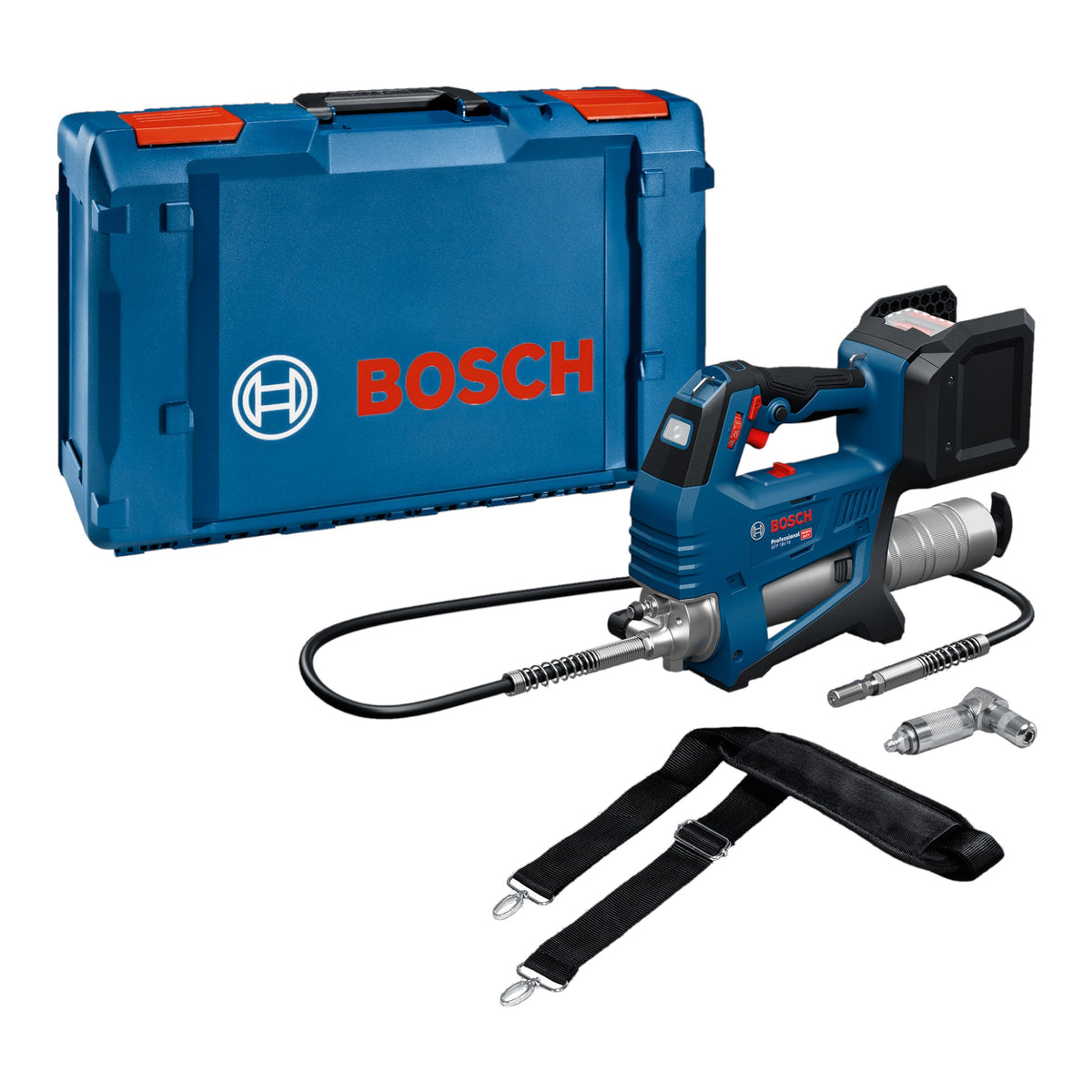 Bosch 06019N6001 GFP 18 V-10 akumulatorowa smarownica + ładowarka + XL-BOXX