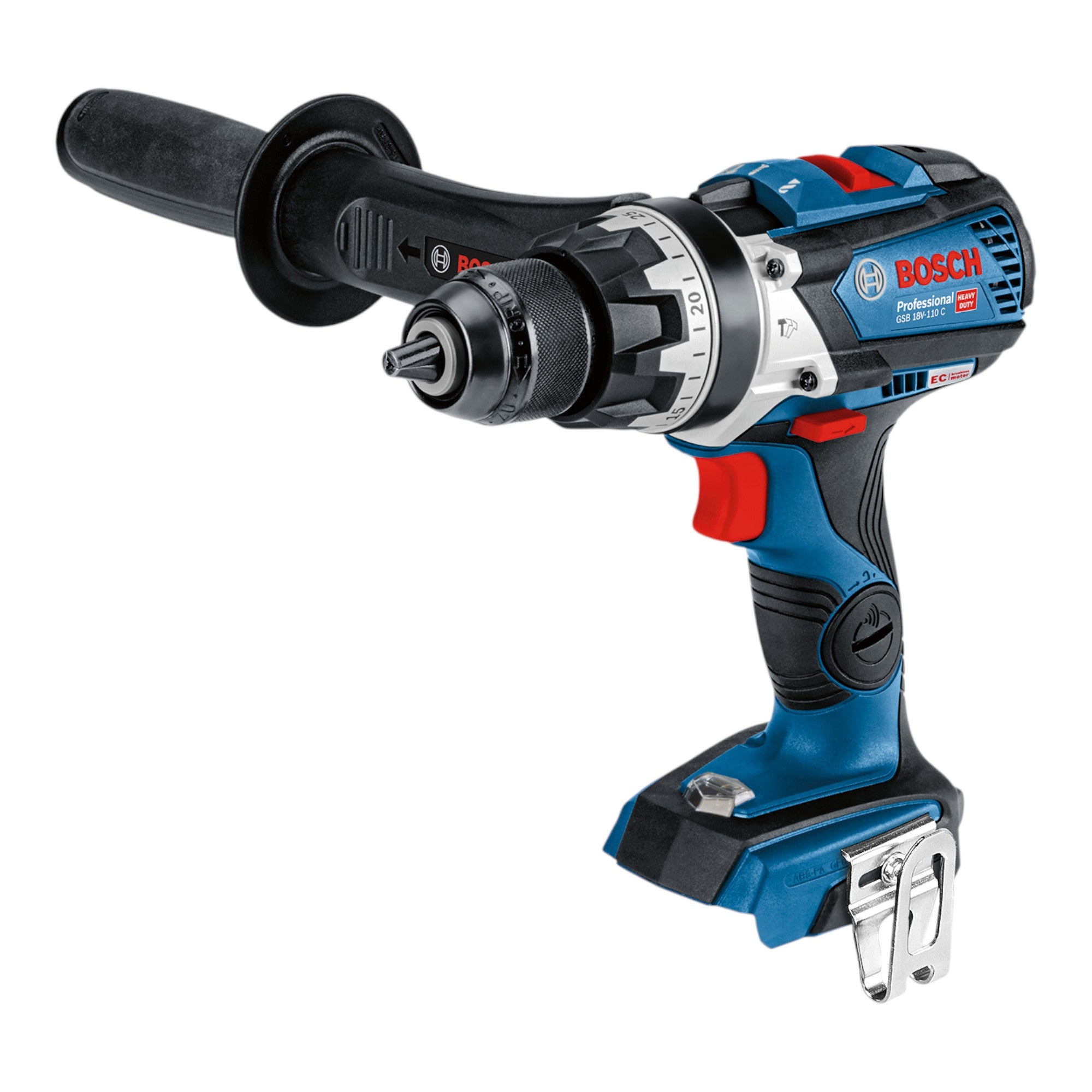 Bosch GSB 18V 110 C Professional Akku Schlagbohrschrauber 18 V 110 Nm Brushless 1x Akku 4 0 Ah ohne Ladegeraet 1 - toolbrothers