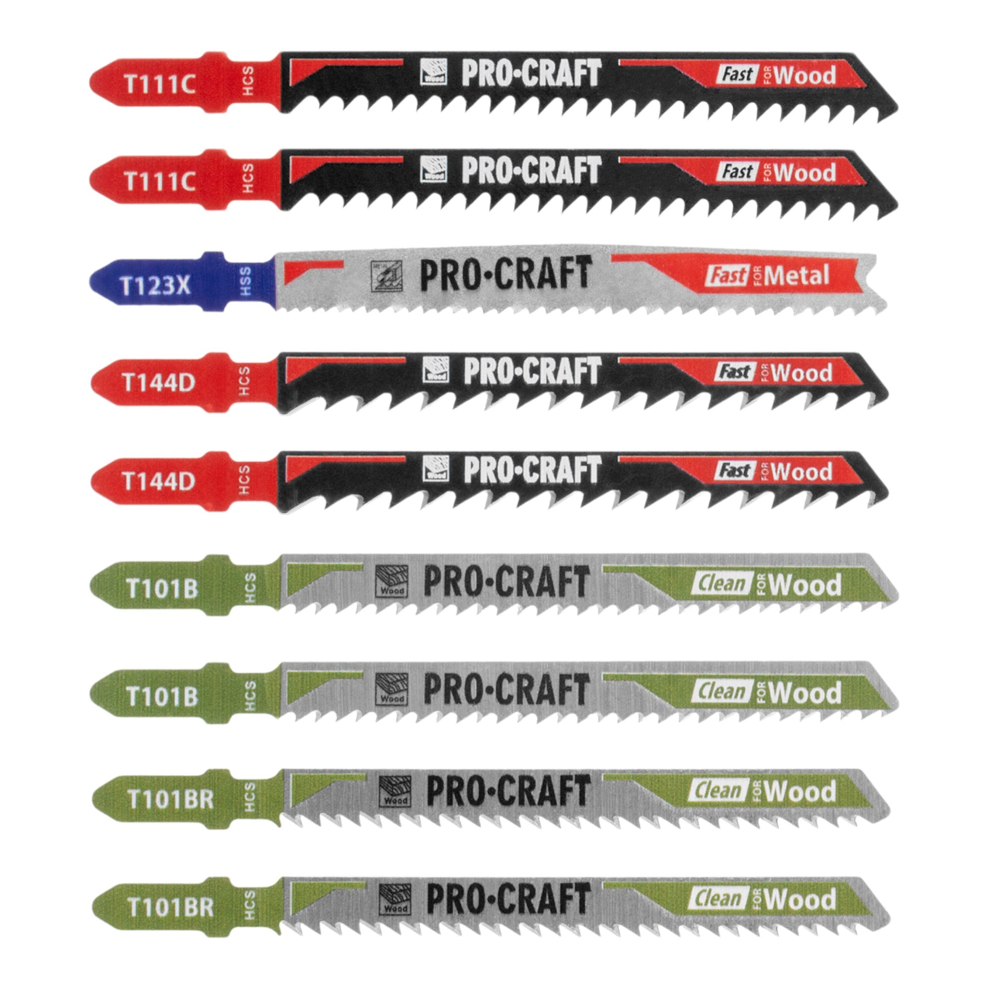 Procraft JB15 Stichsaegeblatt Set 15 tlg 1 50 mm fuer Holz und Metall 3 - toolbrothers