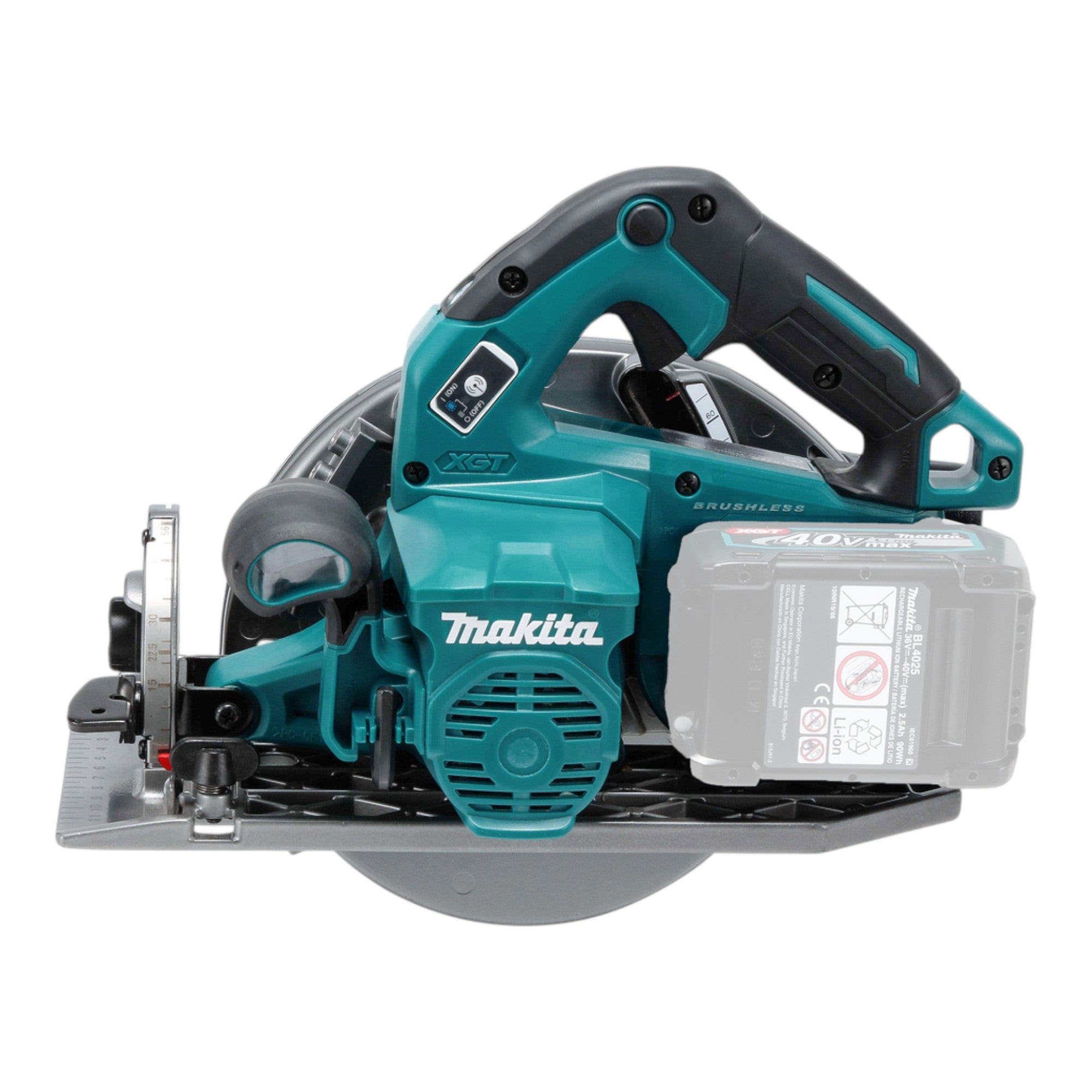 Makita HS 003 GM1 Akku Handkreissaege 40 V max 190 mm Brushless 1x Akku 4 0 Ah ohne Ladegeraet 4 - toolbrothers