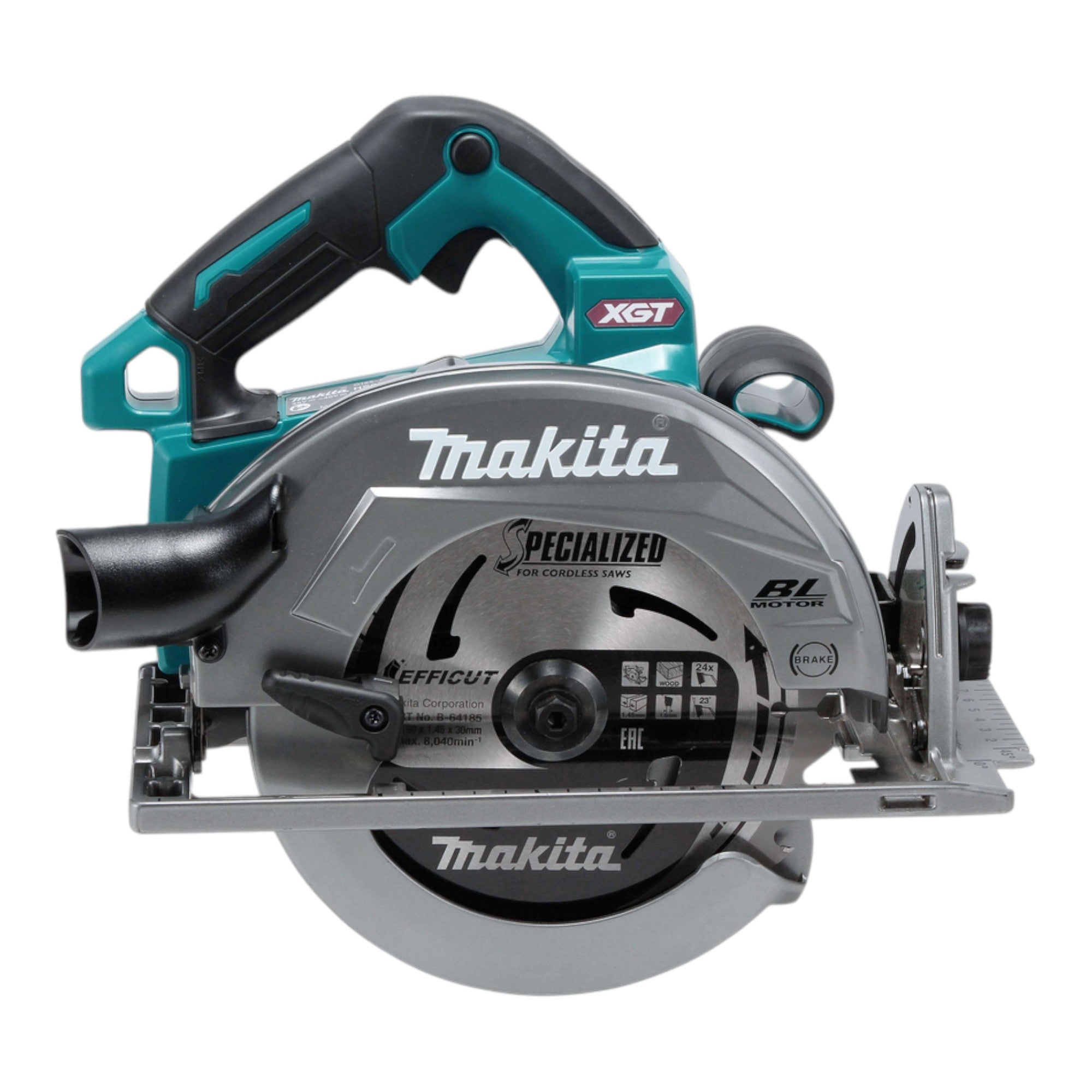 Makita HS 003 GM201 Akku Handkreissaege 40 V max 190 mm Brushless 2x Akku 4 0 Ah Ladegeraet Makpac 1 - toolbrothers