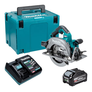 Makita HS 003 GU101 Akumulatorowa piła ręczna 40 V max. 190 mm bezszczotkowa + 1x akumulator 4,0 Ah + ładowarka + Makpac