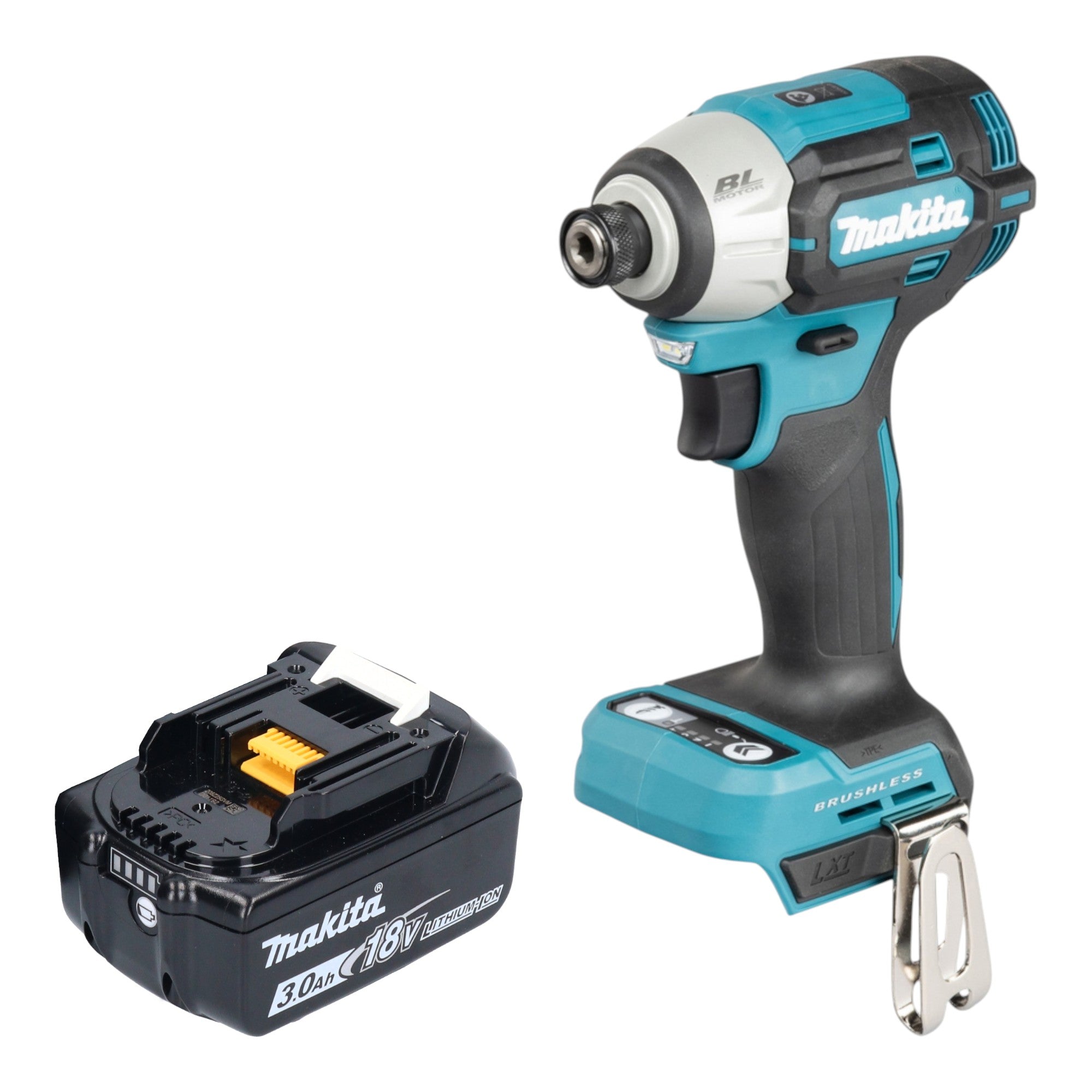 Makita DTD 201 F1 Akku Schlagschrauber 18 V 210 Nm Brushless 1x Akku 3 0 Ah ohne Ladegeraet 0 - toolbrothers