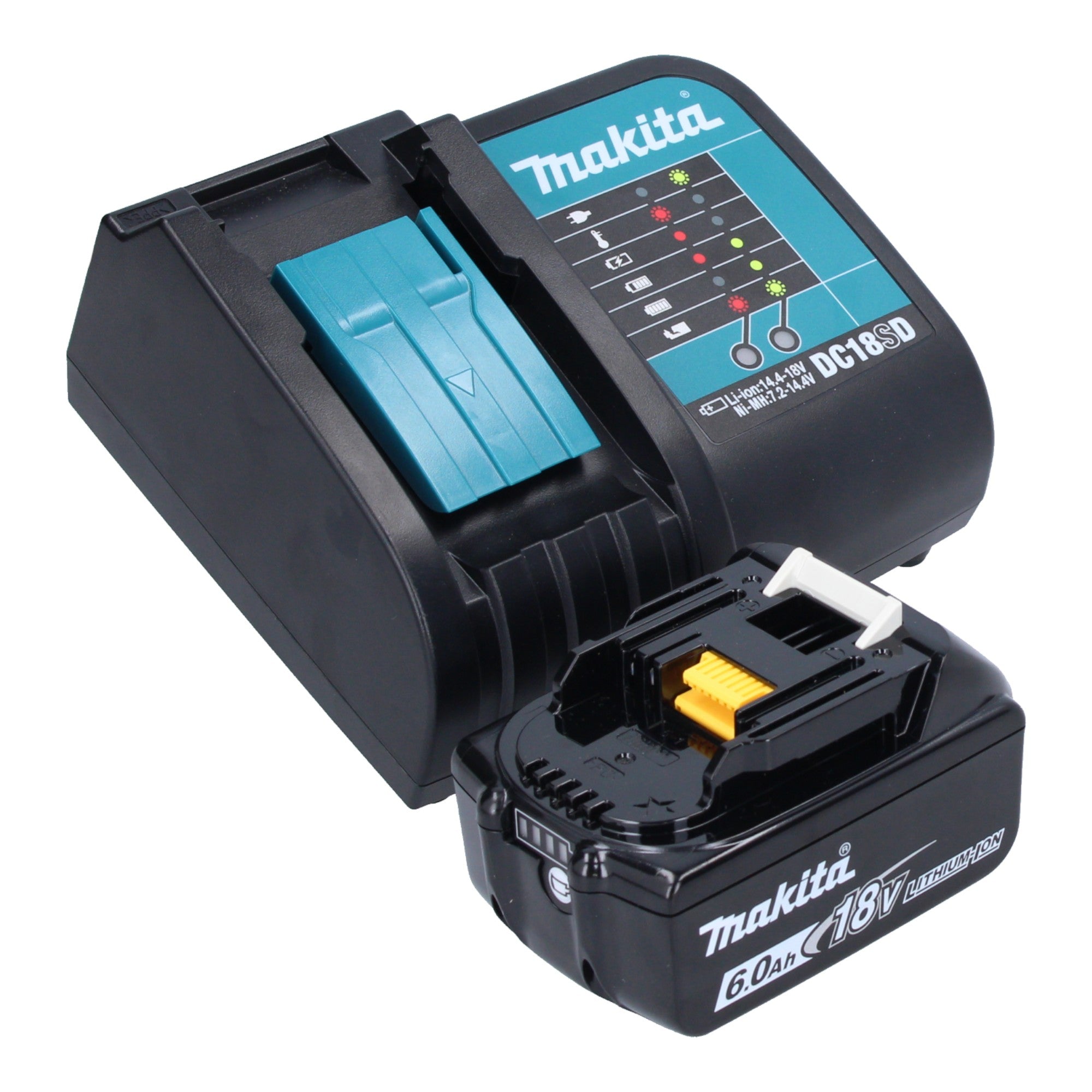 Makita DTM 53 SG1 Akku Multifunktionswerkzeug 18 V OIS Starlock Brushless 1x Akku 6 0 Ah Ladegeraet 2 - toolbrothers