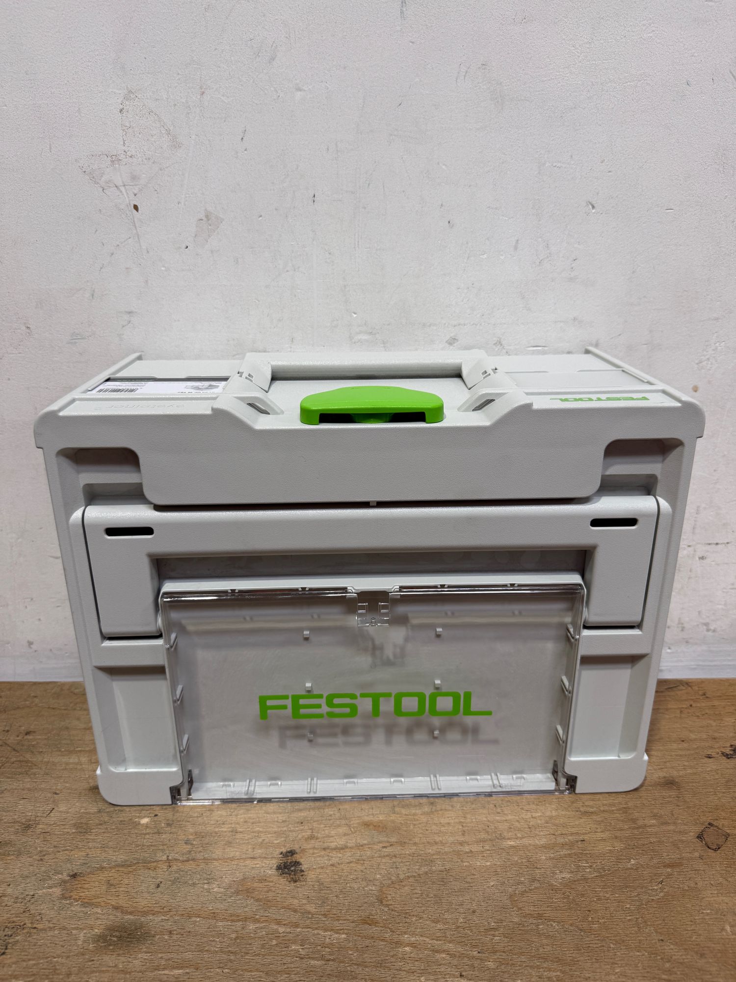 Festool SYS3 DF M 187 Systainer Werkzeugkoffer mit Deckelfach 577347 396 x 296 x 187 mm 15 9 l koppelbar Gebraucht 2 - toolbrothers