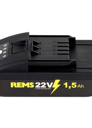 REMS Akku Set Power Pack 21,6V (22V max) mit 2x Akku 1,5Ah + Ladegerät 90W ( 571585 ) - Toolbrothers