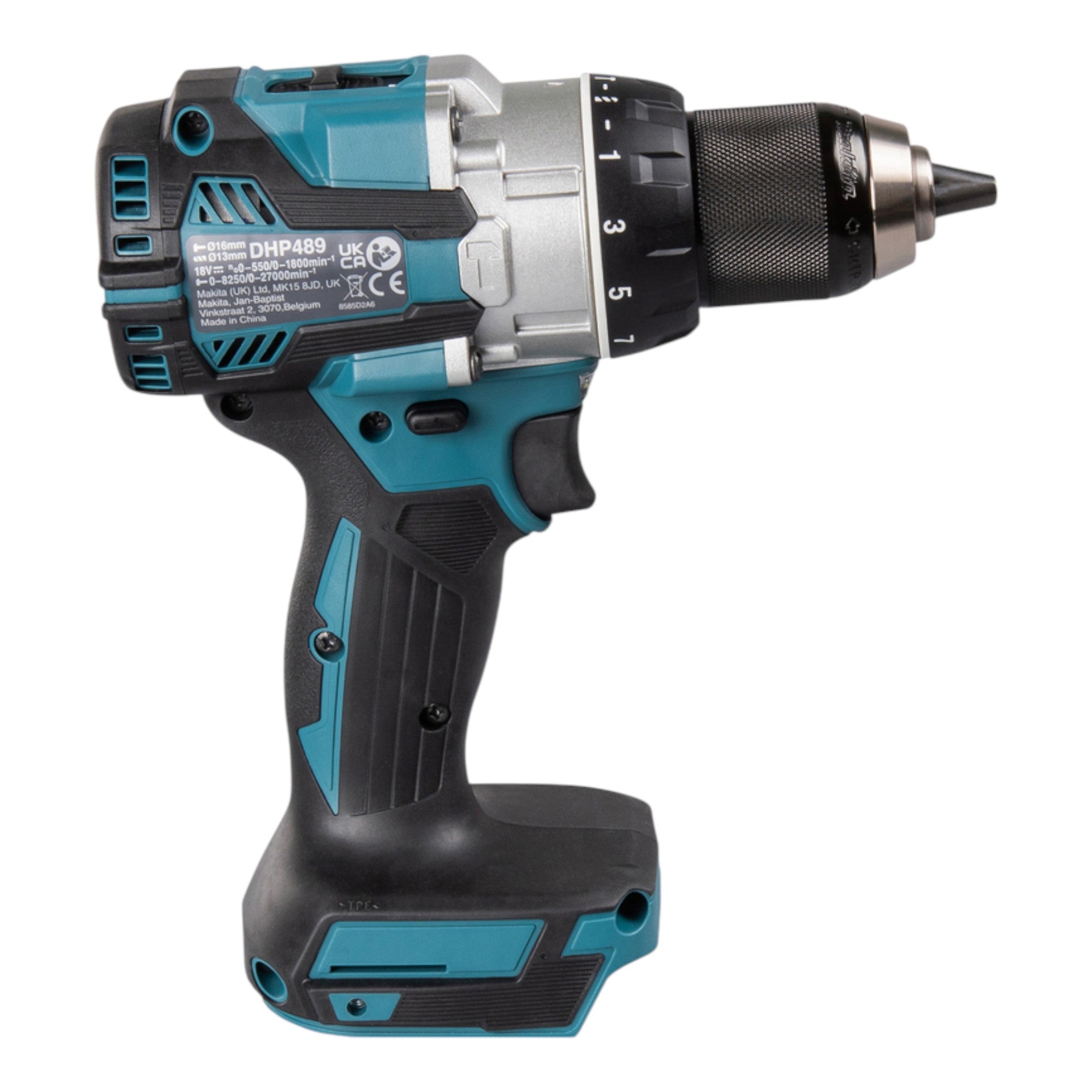 Makita DHP 489 ZK Akku Schlagbohrschrauber 18 V 73 Nm Brushless Koffer ohne Akku ohne Ladegeraet 4 - toolbrothers