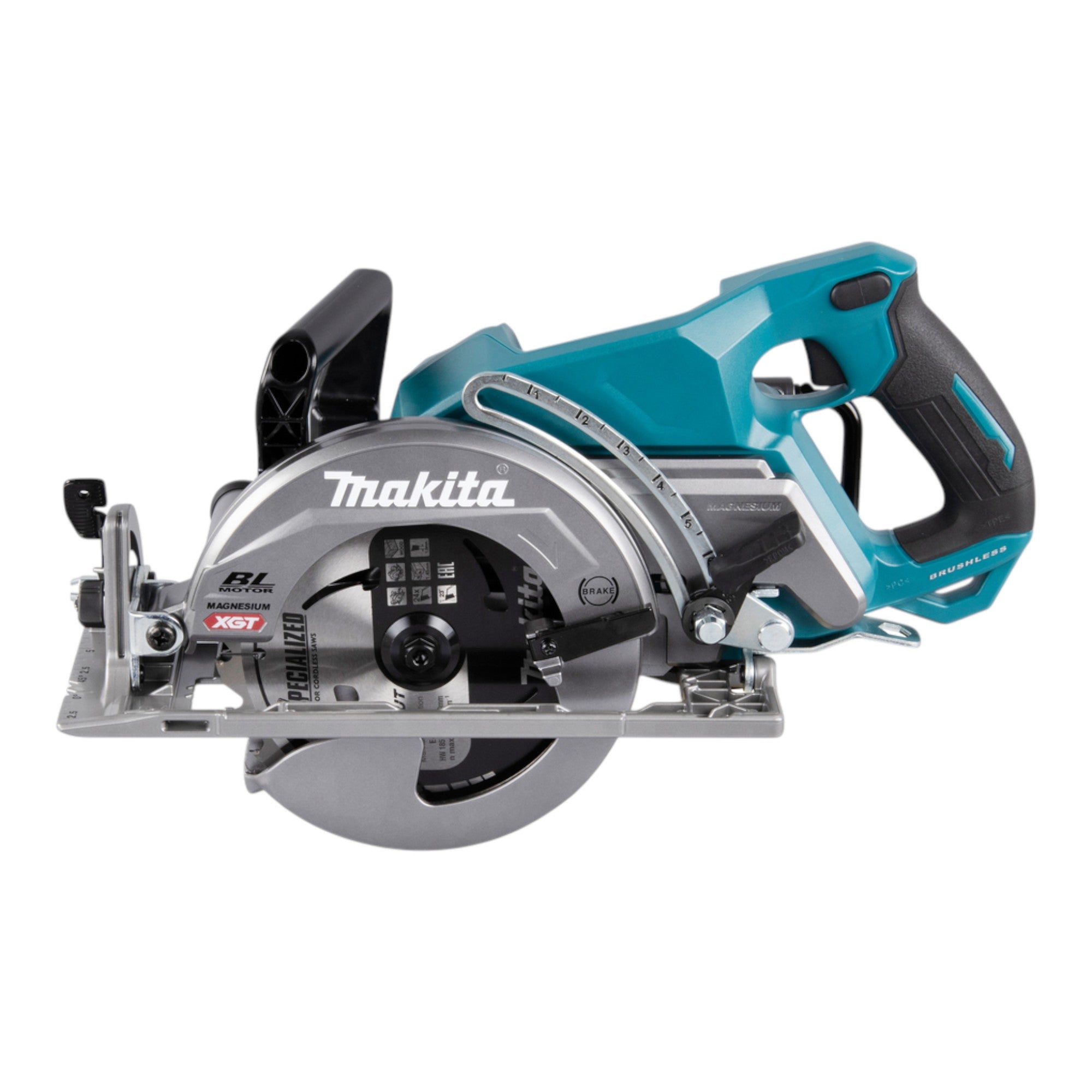 Makita RS 001 GU1 Akku Handkreissaege 40 V max 185 mm Brushless 1x Akku 4 0 Ah ohne Ladegeraet 1 - toolbrothers