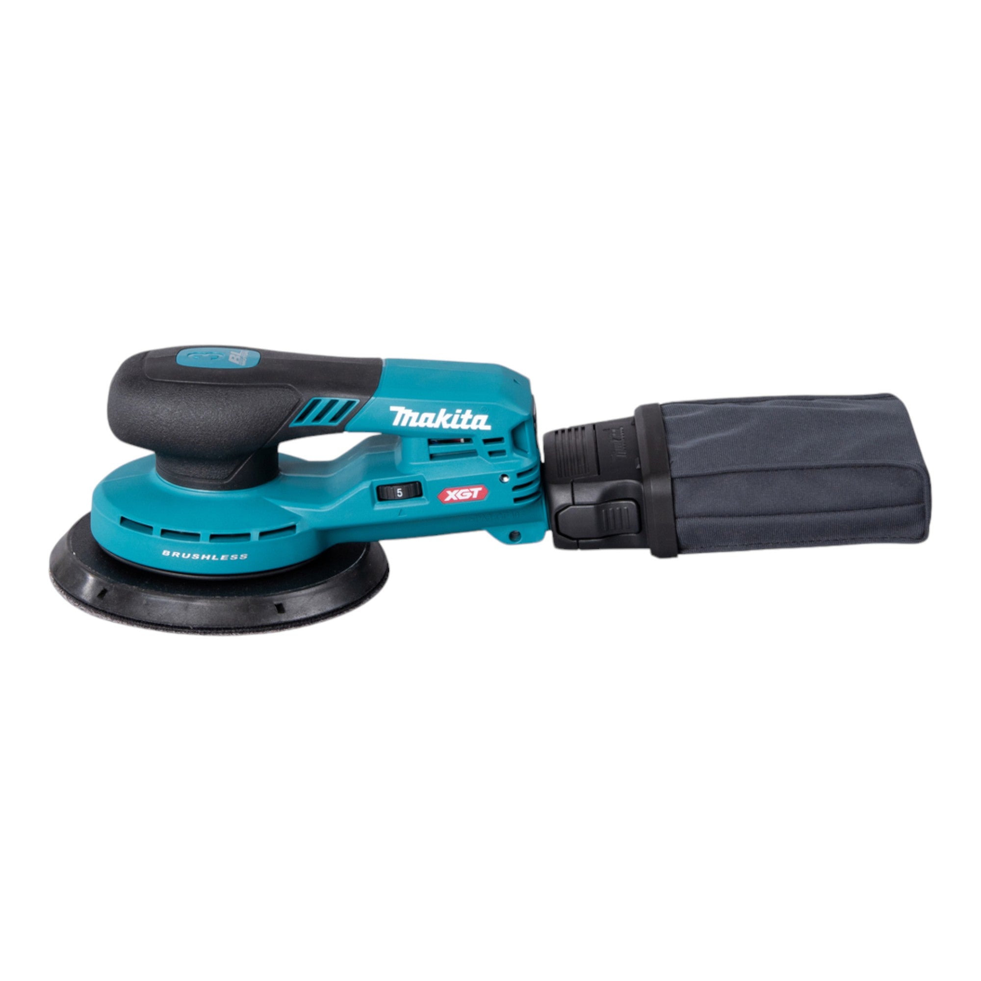 Makita BO 004 CGU101 Akku Exzenterschleifer 40 V max 150 mm 3 0 mm Hub Brushless 1x Akku 4 0 Ah Ladegeraet 1 - toolbrothers