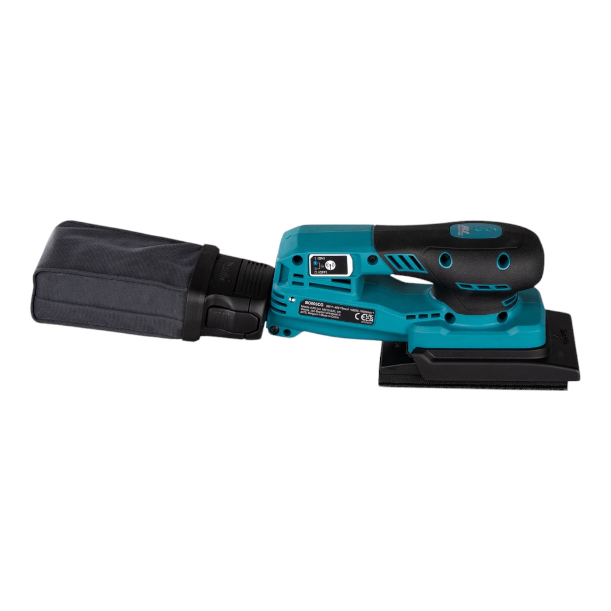 Makita BO 005 CGU1 Akku Schwingschleifer 40 V max 80 x 130 mm 3 0 mm Hub Brushless 1x Akku 4 0 Ah ohne Ladegeraet 4 - toolbrothers
