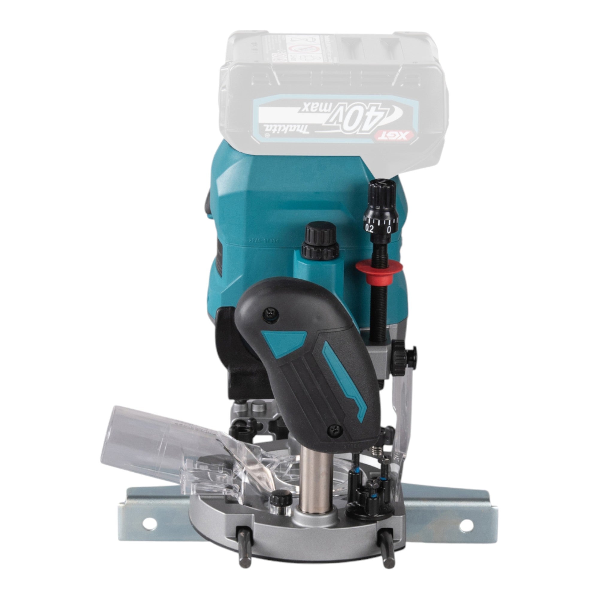 Makita RP 001 GU101 Akku Oberfraese 40 V max 12 mm Brushless 1x Akku 4 0 Ah Ladegeraet 4 - toolbrothers