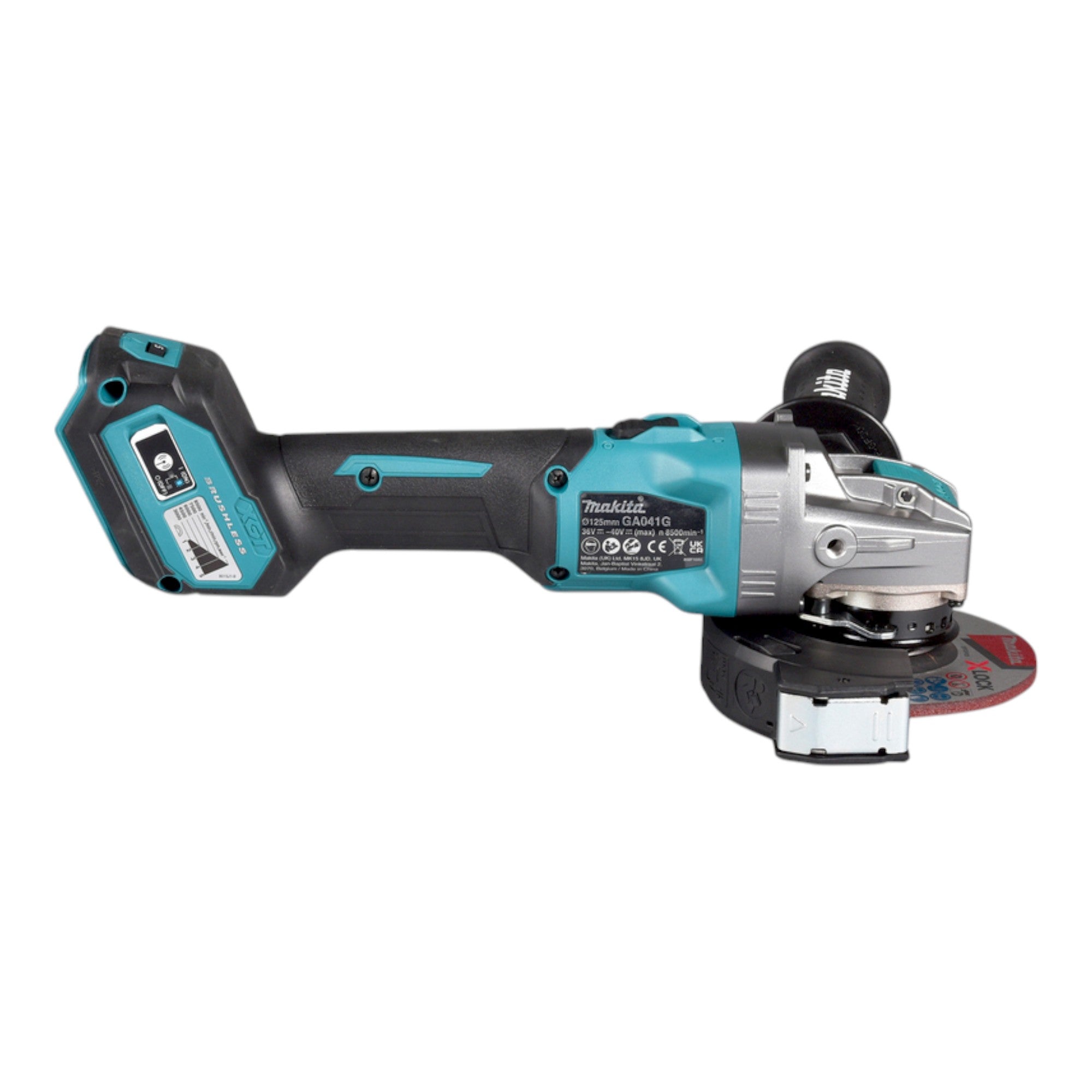 Makita GA 041 GU1 Akku Winkelschleifer 40 V max 125 mm X LOCK Brushless 1x Akku 4 0 Ah ohne Ladegeraet 4 - toolbrothers