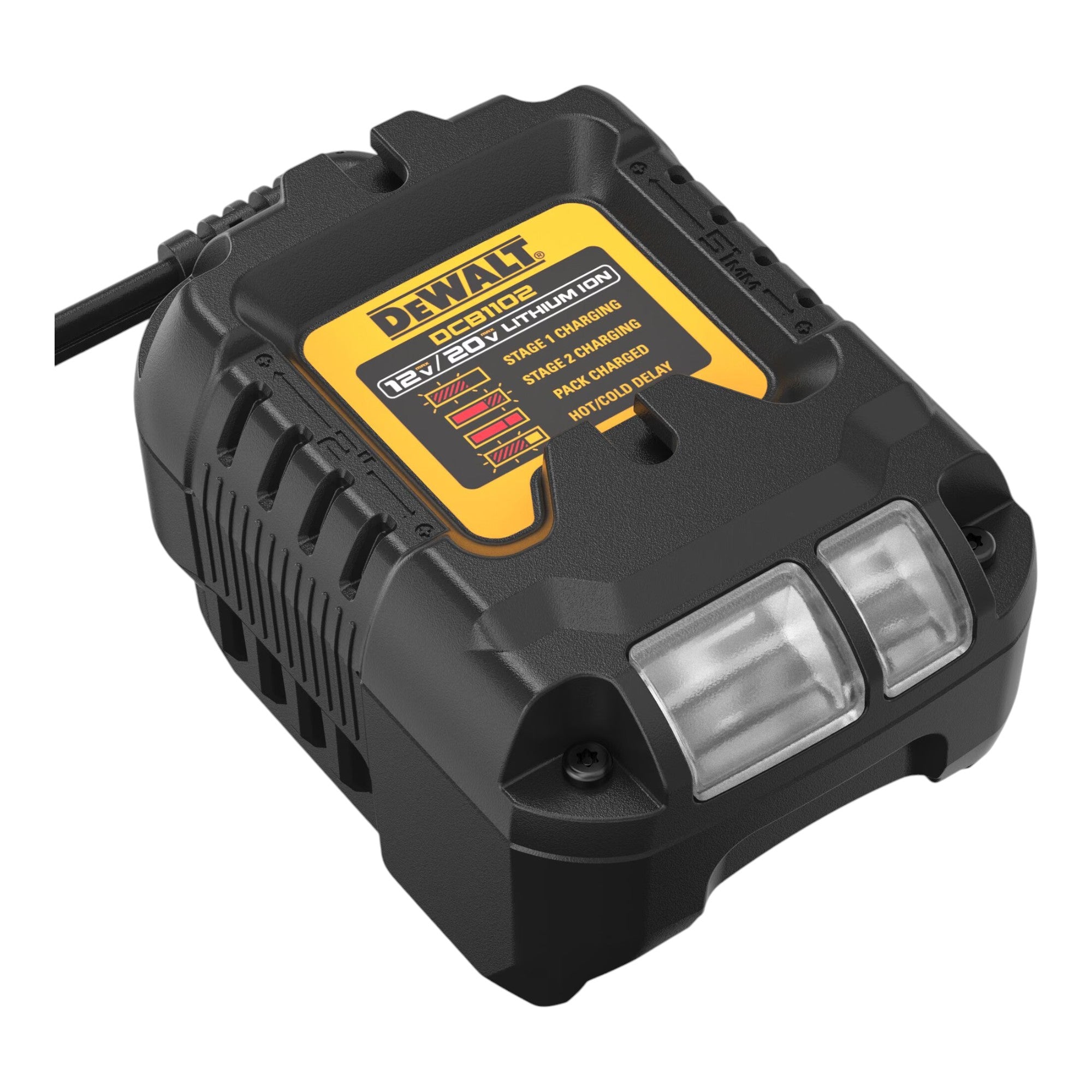 DeWalt DCB 1102 D3T Akku Starter Set 18 V mit 3x Akku 2 0 Ah DCB 1102 Ladegeraet TSTAK 1 - toolbrothers