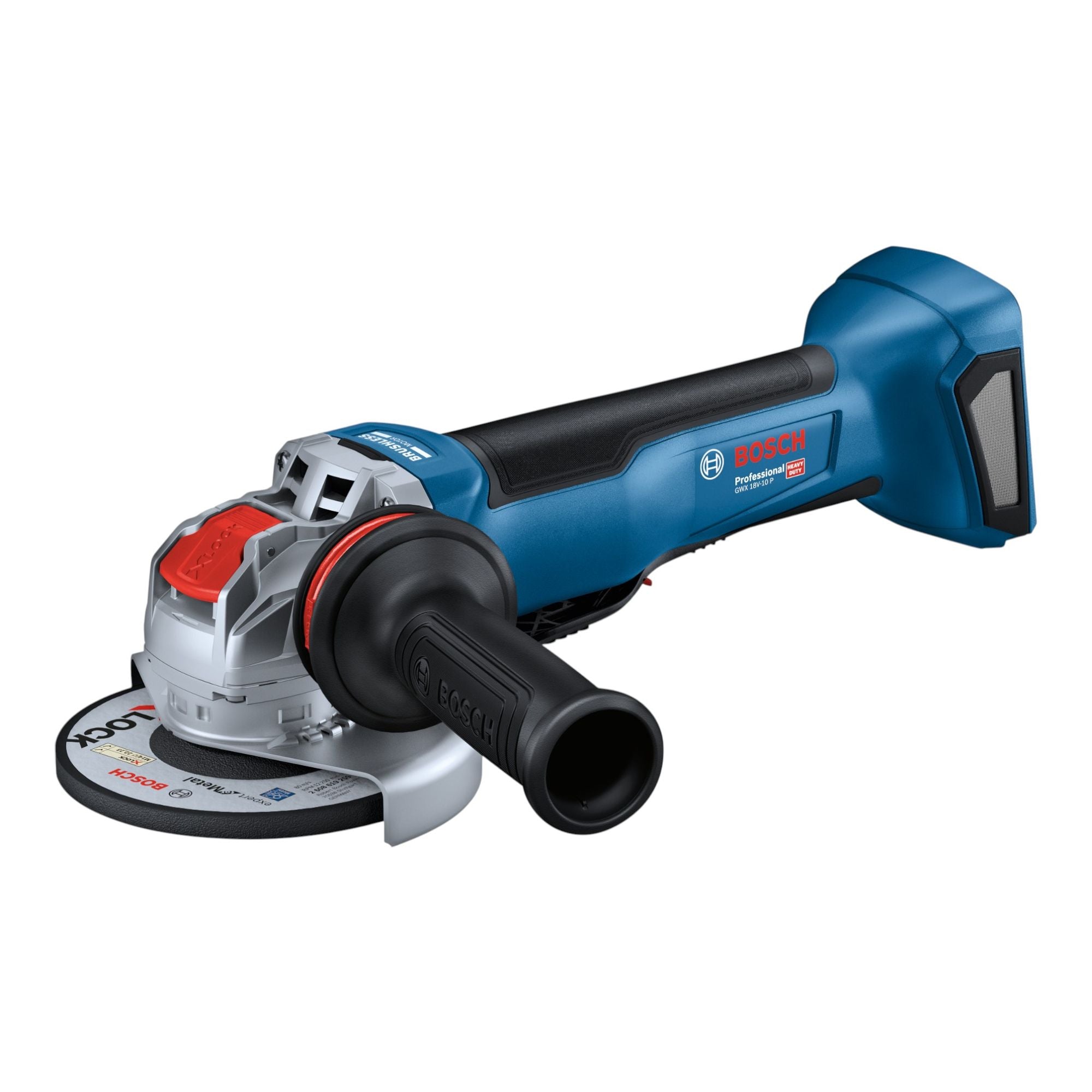 Bosch GWX 18V 10 P Professional Akku Winkelschleifer 18 V 125 mm X LOCK Brushless 2x ProCORE Akku 8 0 Ah Ladegeraet L Boxx 1 - toolbrothers