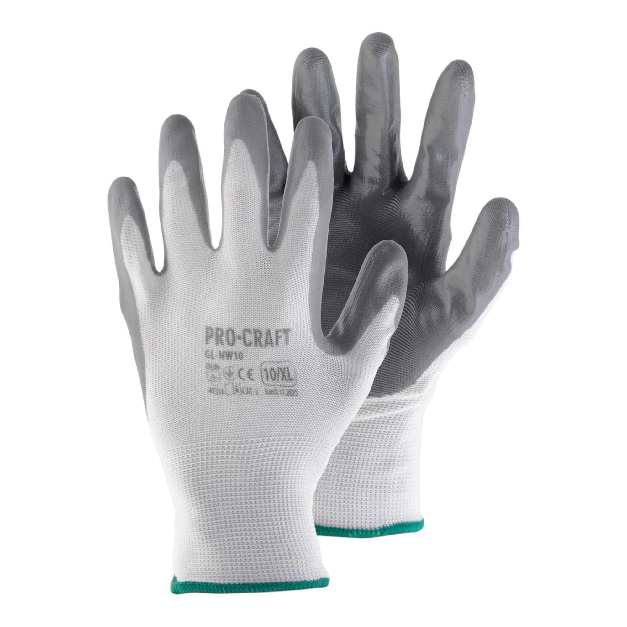 Procraft GL NW9 Arbeitshandschuhe Nitril 1 Paar Groesse L 0 - toolbrothers