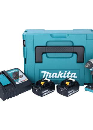 Makita DTW 181 RGJ Akku Schlagschrauber 18 V 210 Nm 1/2" Brushless + 2x Akku 6,0 Ah + Ladegerät + Makpac - Toolbrothers