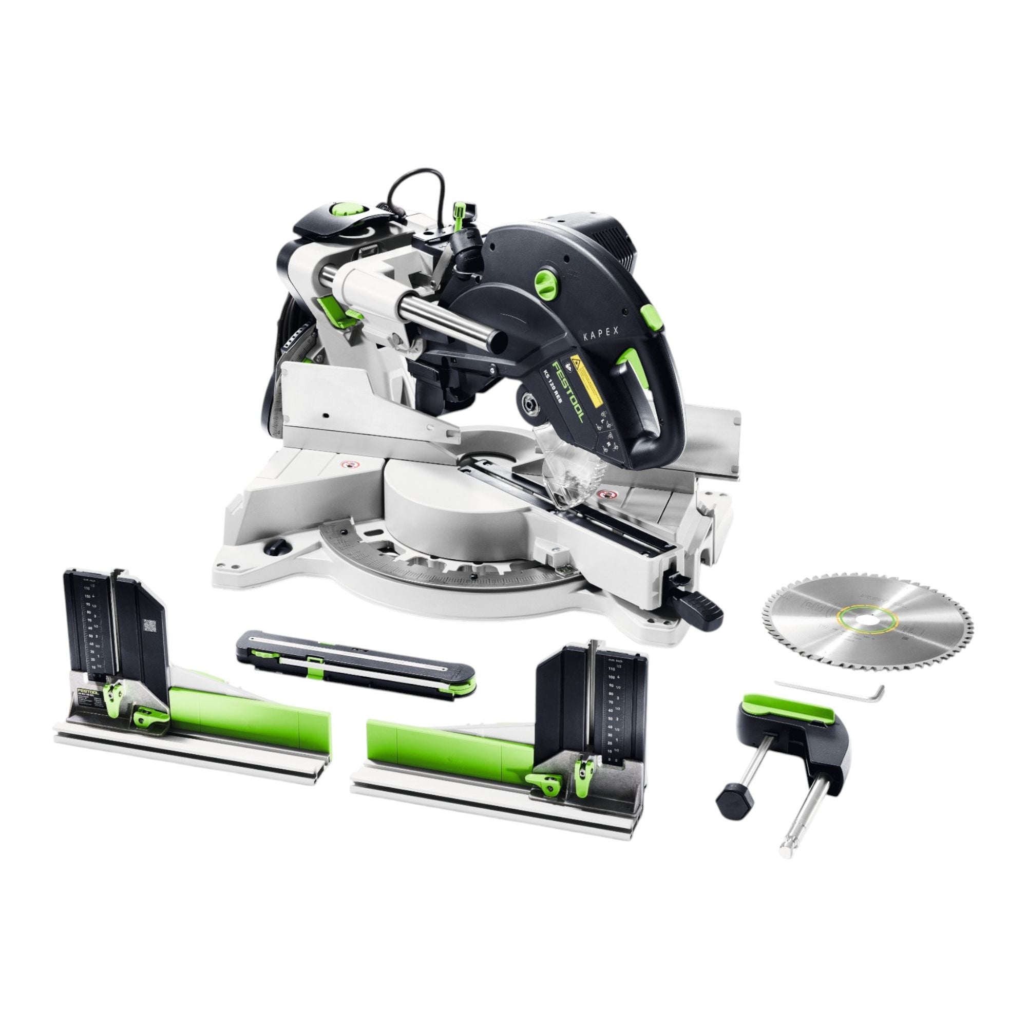 Festool KS 120 REB Set AS Kapp Zugsaege 1600 Watt 260 mm 579357  0 - toolbrothers