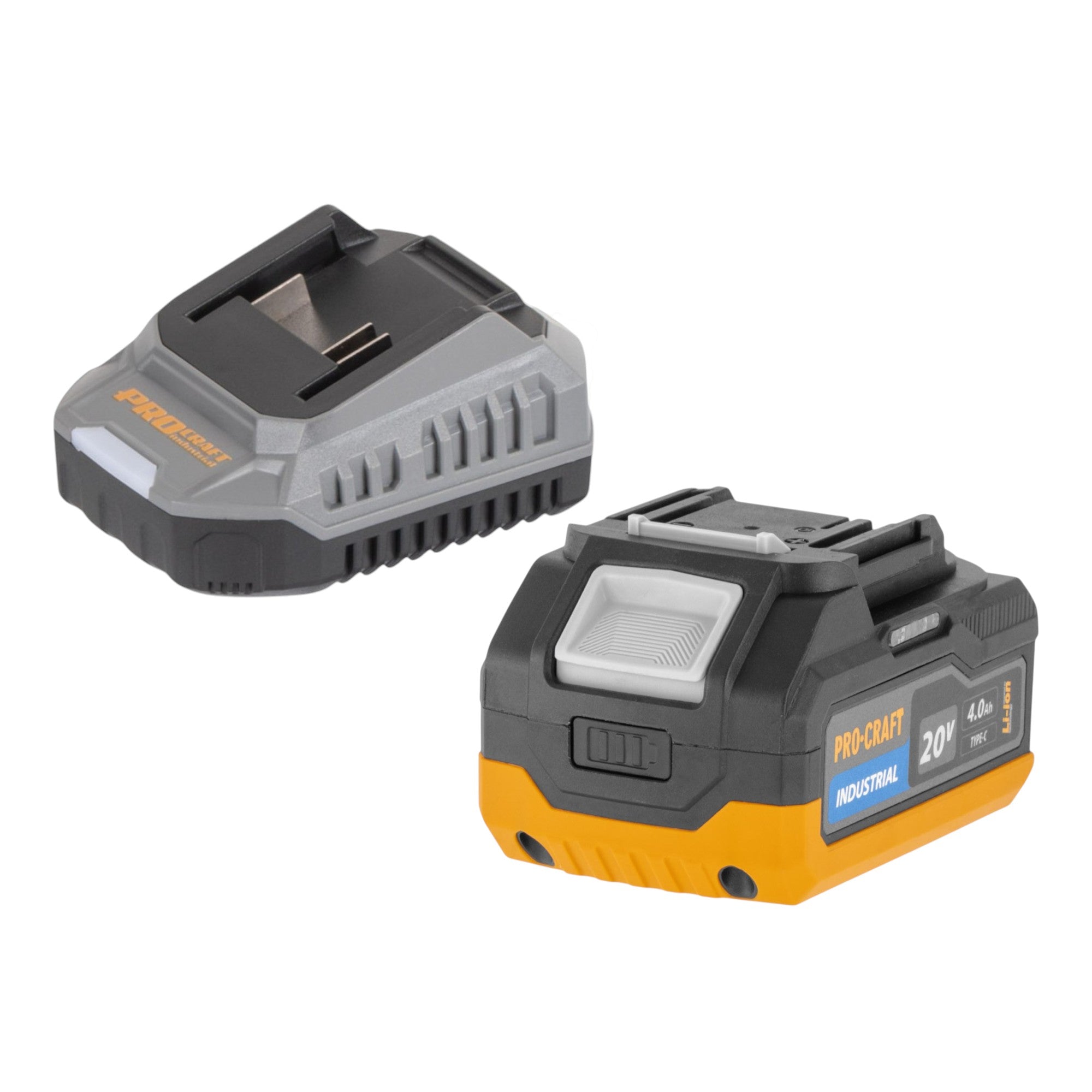 ProCraft Industrial CD20C BB Akku Schlagbohrschrauber 20 V 120 Nm Brushless 1x Akku 4 0 Ah Ladegeraet RHINO Toolcase 4 - toolbrothers