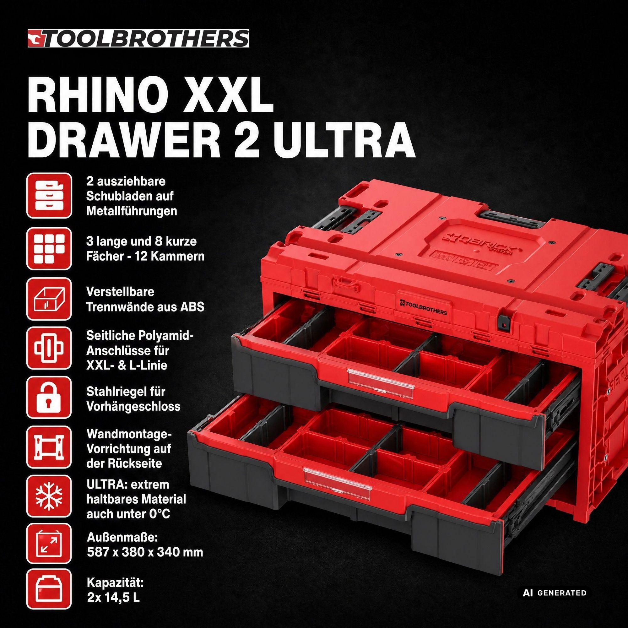Toolbrothers Powertools Kalender 2026 Bosch GDX 18V 285 Professional Edition Gr M 2 - toolbrothers
