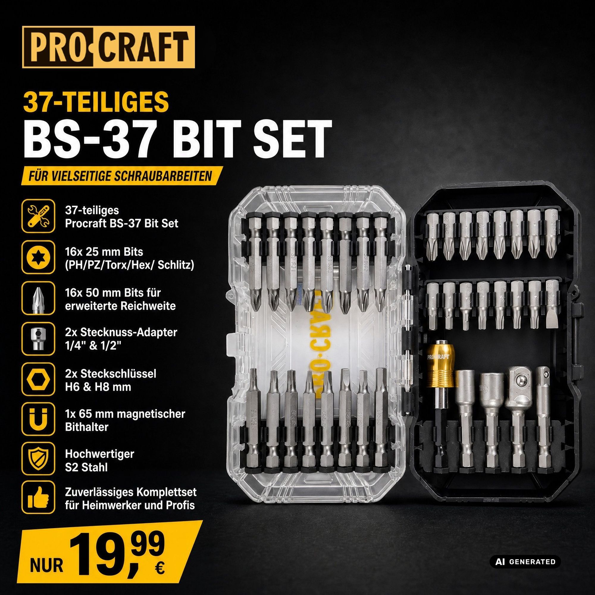 Toolbrothers Powertools Kalender 2026 Procraft Industrial CD20Abb Edition Gr S 3 - toolbrothers