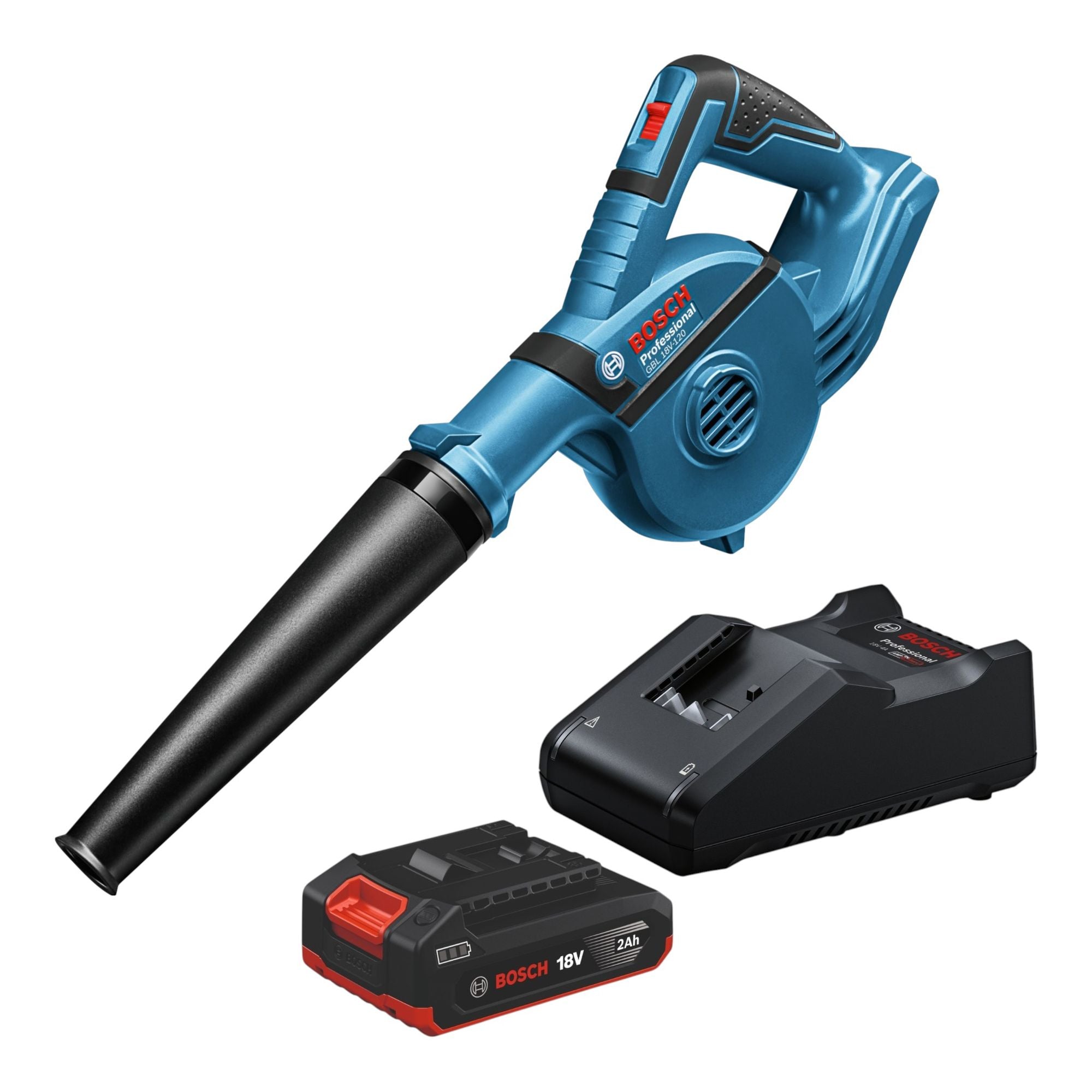 Bosch GBL 18V 120 Professional Akku Geblaese 18 V 120 m h 1x Akku 2 0 Ah Ladegeraet 0 - toolbrothers