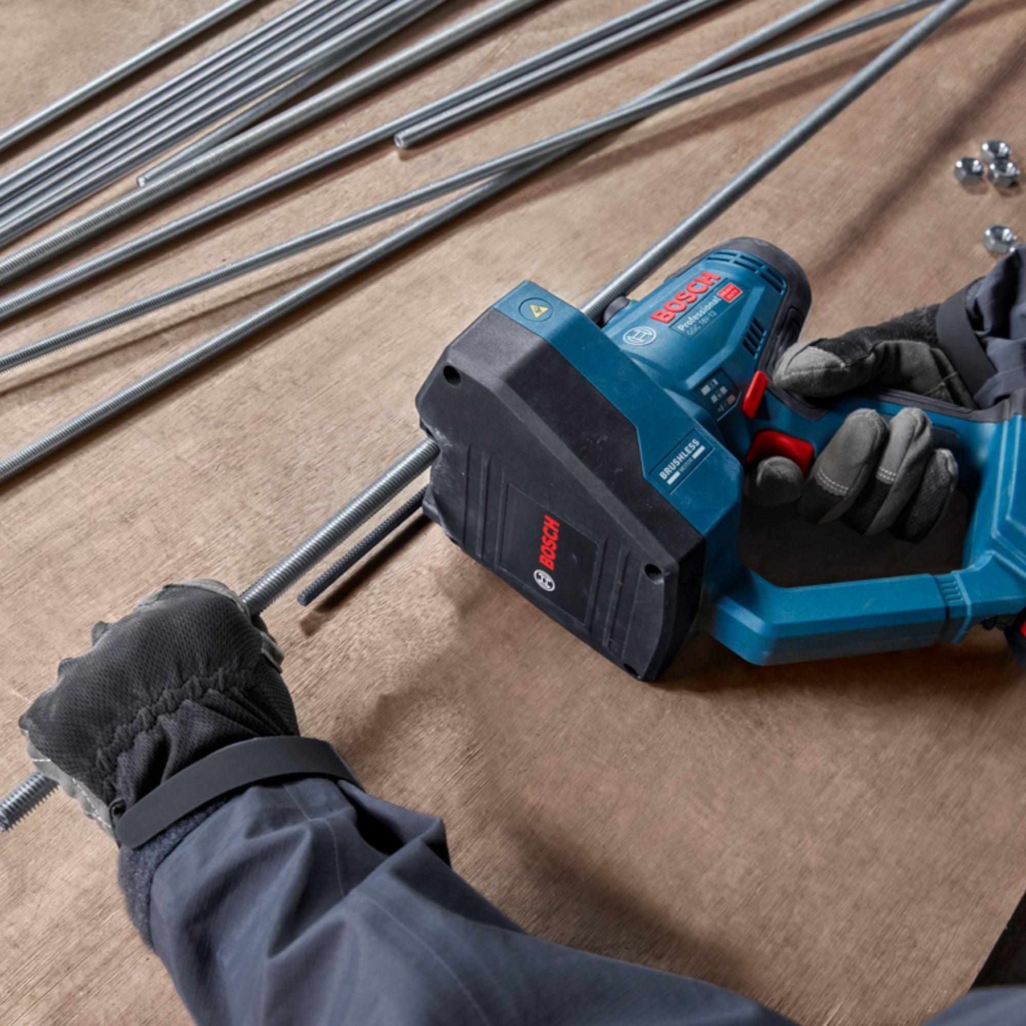 Bosch GGC 18V 12 Professional Akku Gewindestangenschneider 18 V M12 1x Akku 2 0 Ah Ladegeraet 3 - toolbrothers