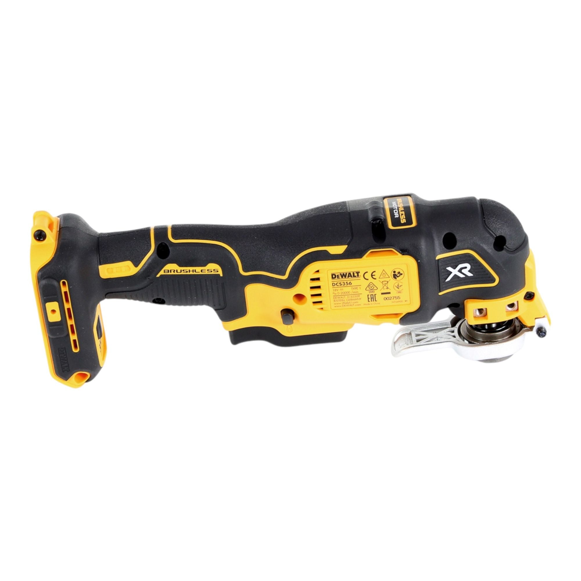 DeWalt DCS 356 E2T Akku Multitool 18 V Brushless 2x Powerstack Akku 1 7 Ah Ladegeraet 20 tlg Zubehoer TSTAK 4 - toolbrothers
