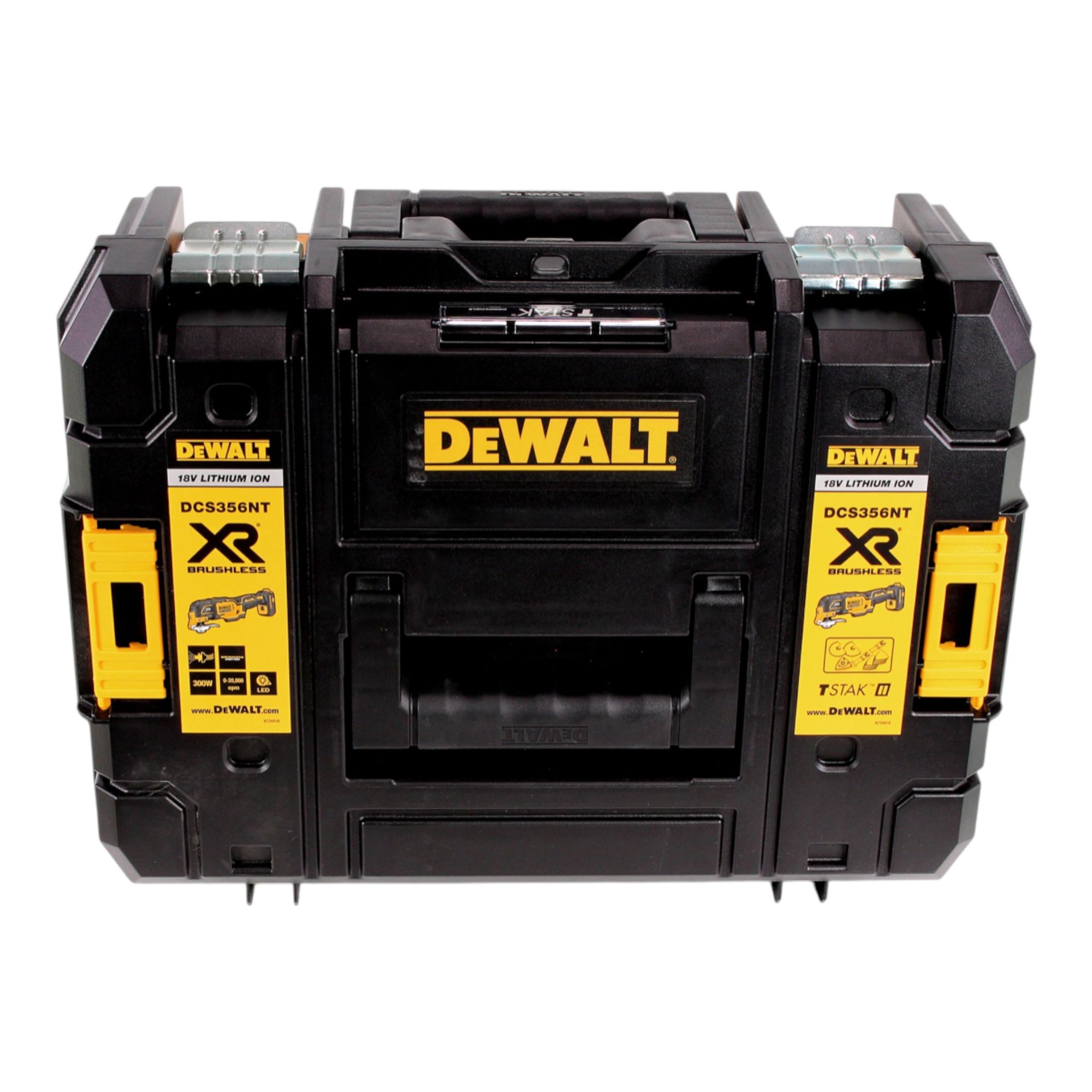 DeWalt DCS 356 P1T Akku Multitool 18 V Brushless 1x Akku 5 0 Ah Ladegeraet 20 tlg Zubehoer TSTAK 2 - toolbrothers
